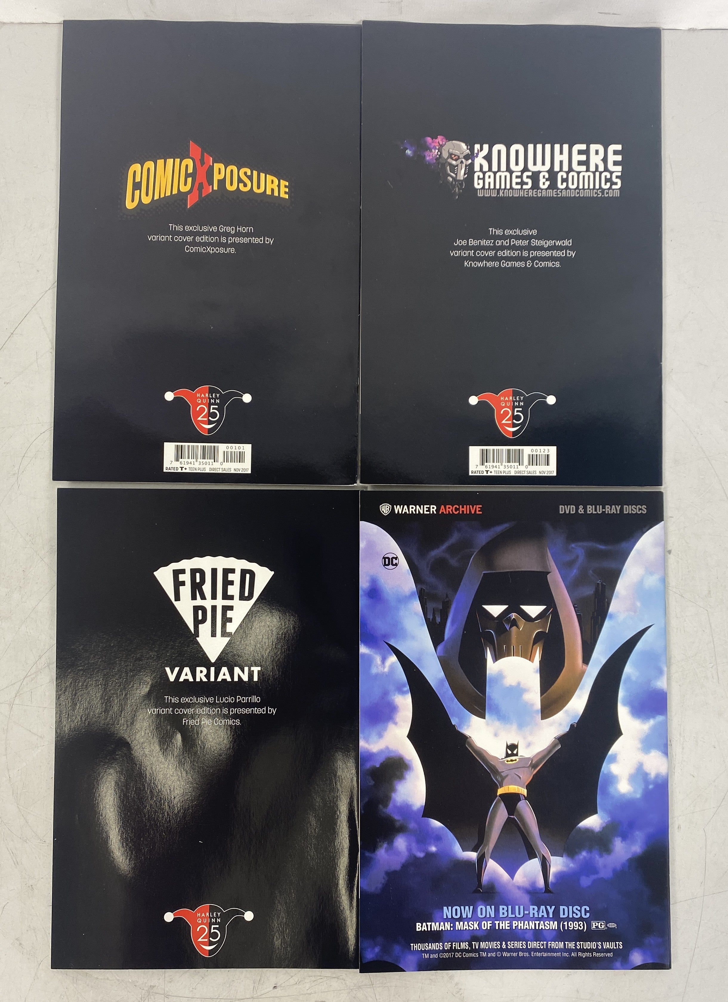 Harley Quinn 25th Anniversary Special #1 Lot of 4 Cover Variants