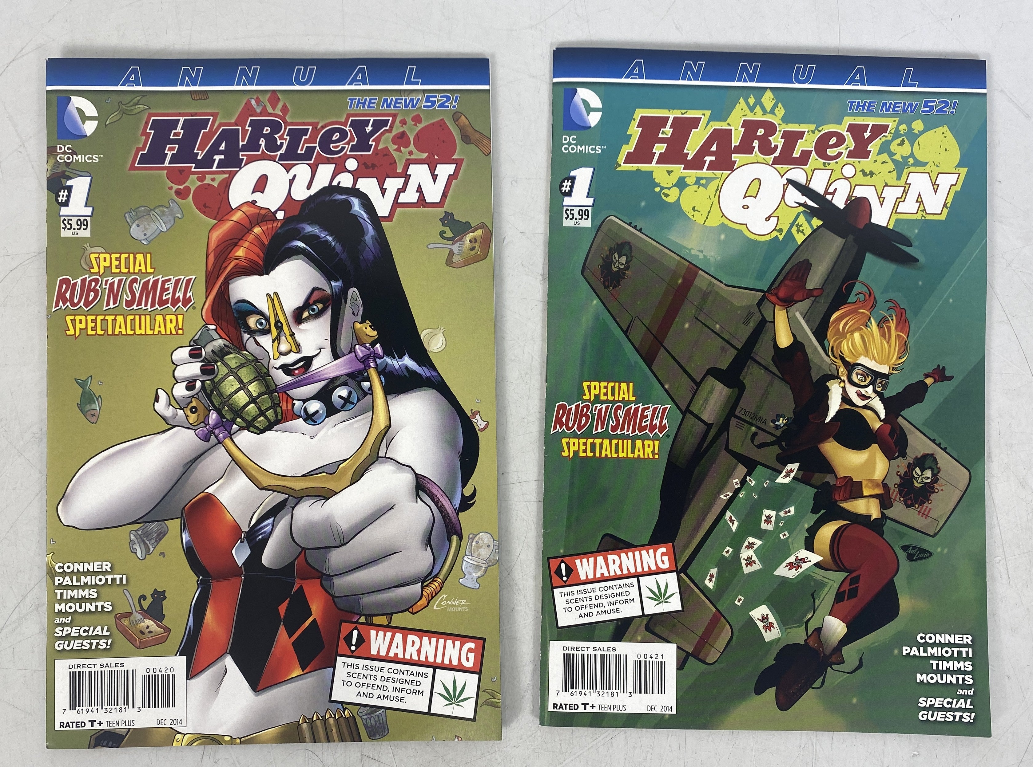 Harley Quinn Annual 2014 Lot of 2 Cover Variants DC
