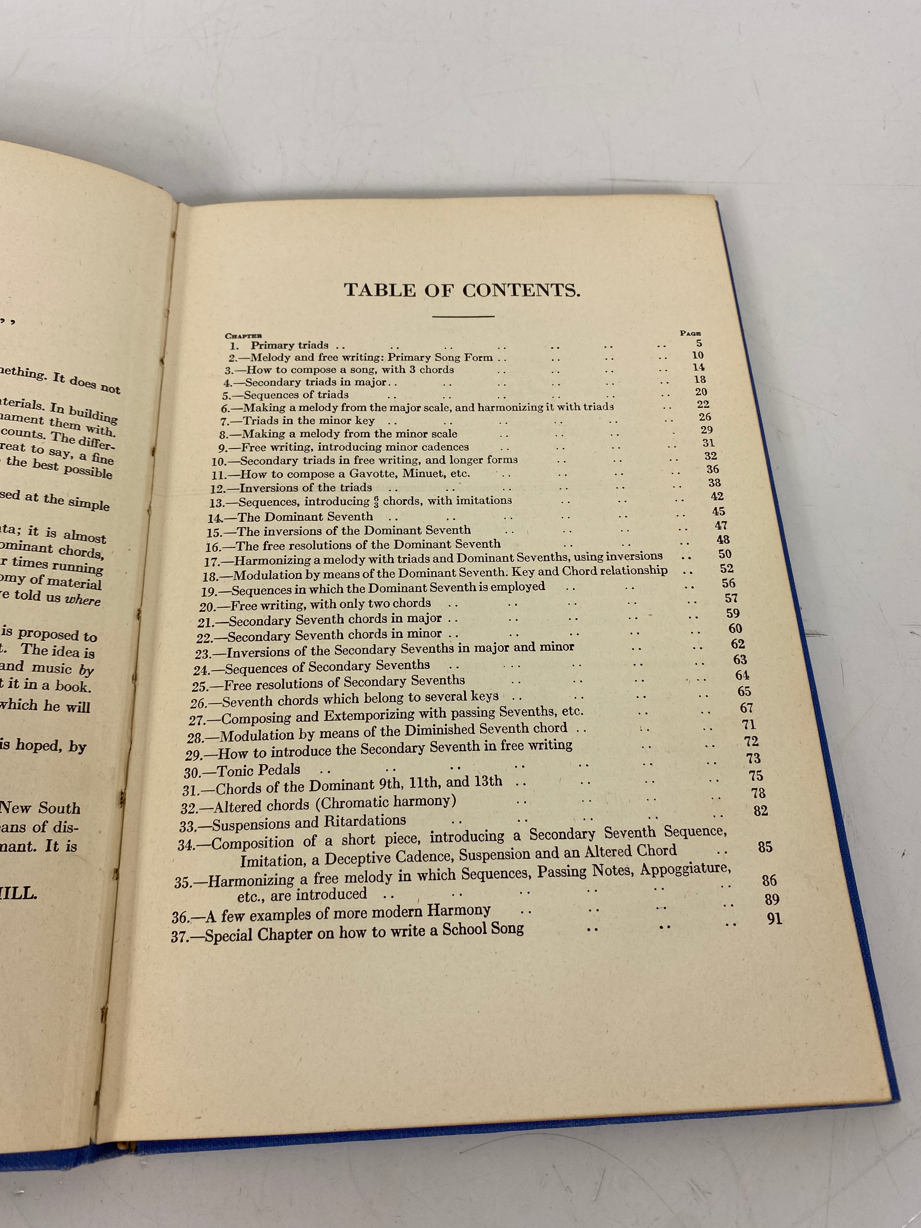 Harmony and Melody by Alfred Hill c1927 Vintage HC