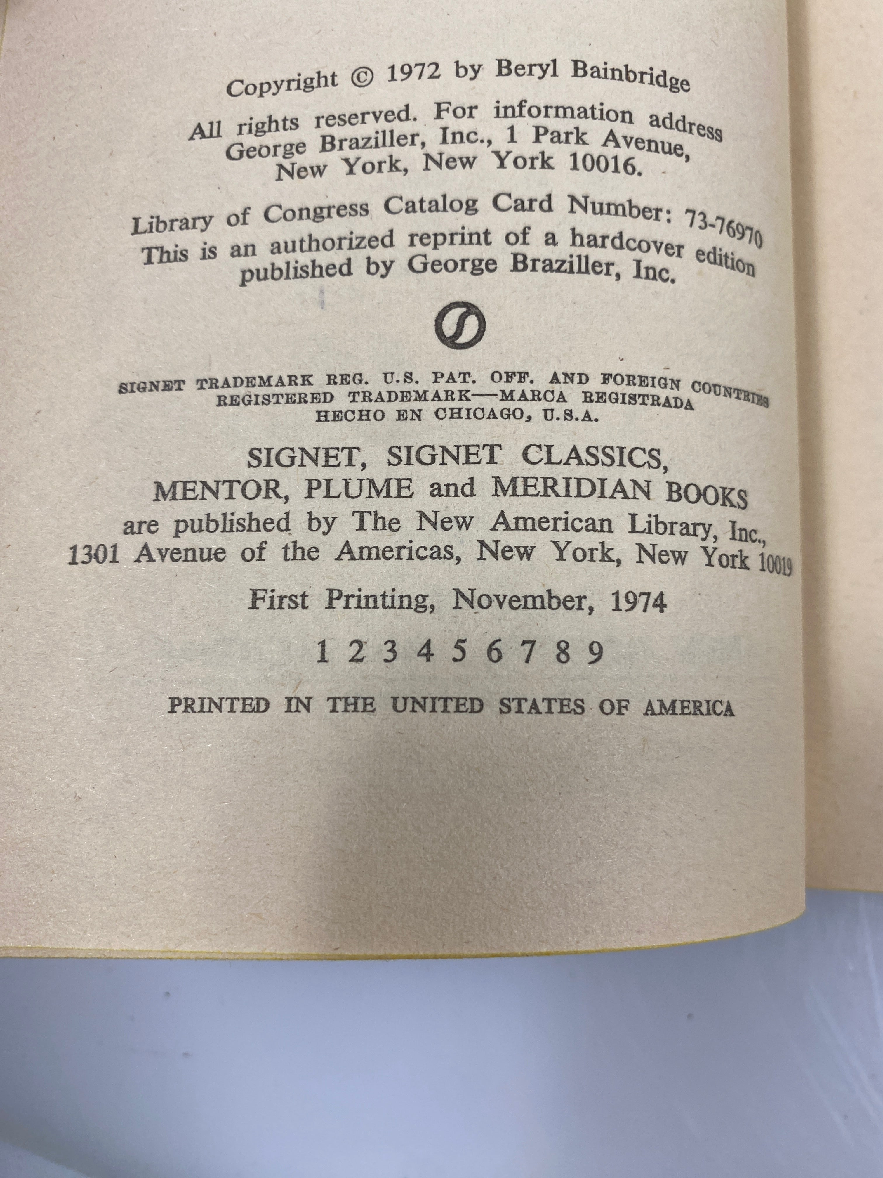 Harriet Said... Beryl Bainbridge Paperback 1974