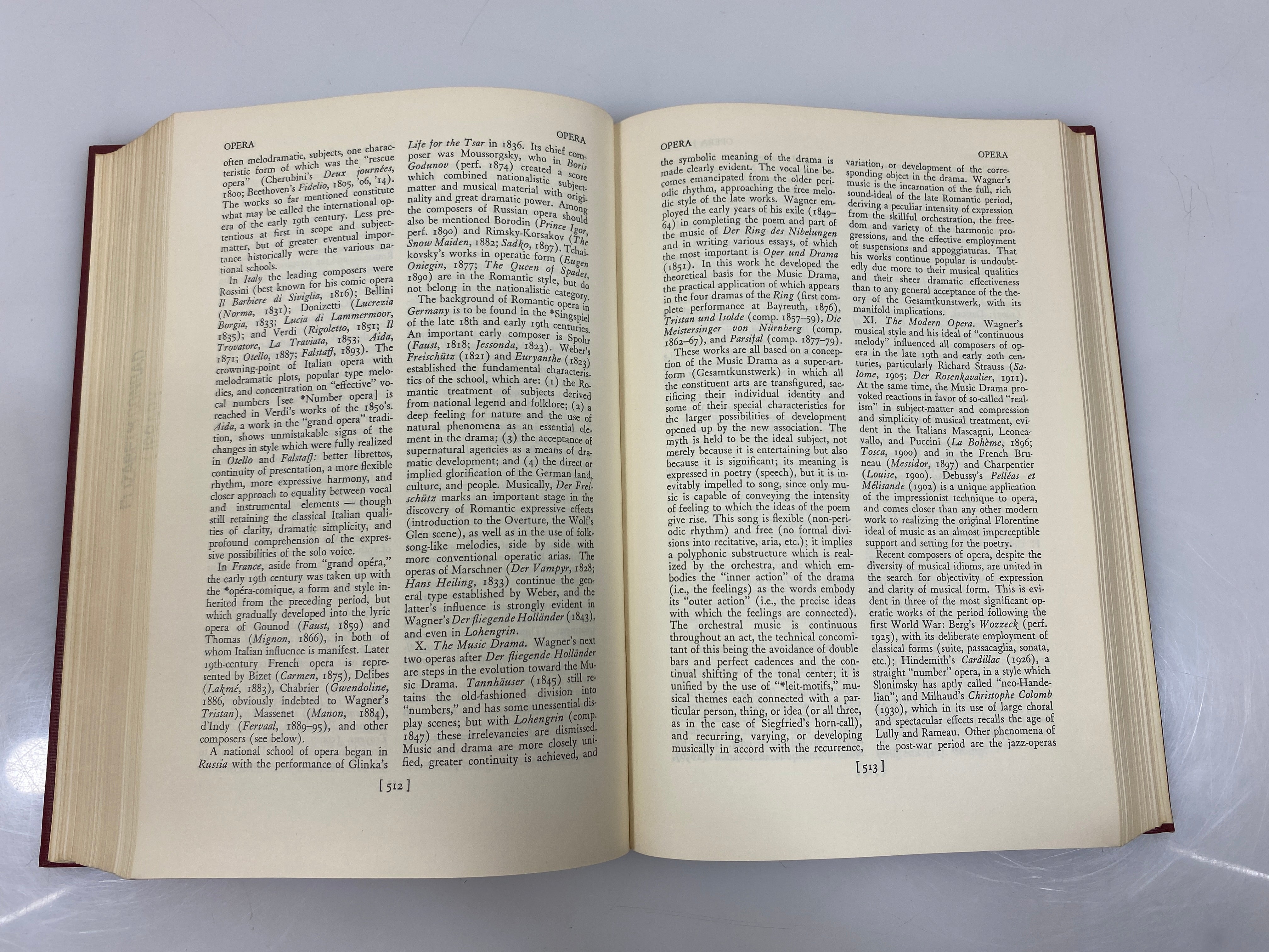 Harvard Dictionary of Music by Apel Ex-library 1964 HC