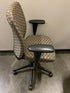 Haworth #052404 Patterned Tan Adjustable Office Chair