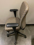 Haworth #052404 Patterned Tan Adjustable Office Chair