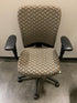 Haworth #052404 Patterned Tan Adjustable Office Chair