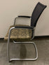 Haworth #060227 Patterned Cushioned Metal Frame Chair