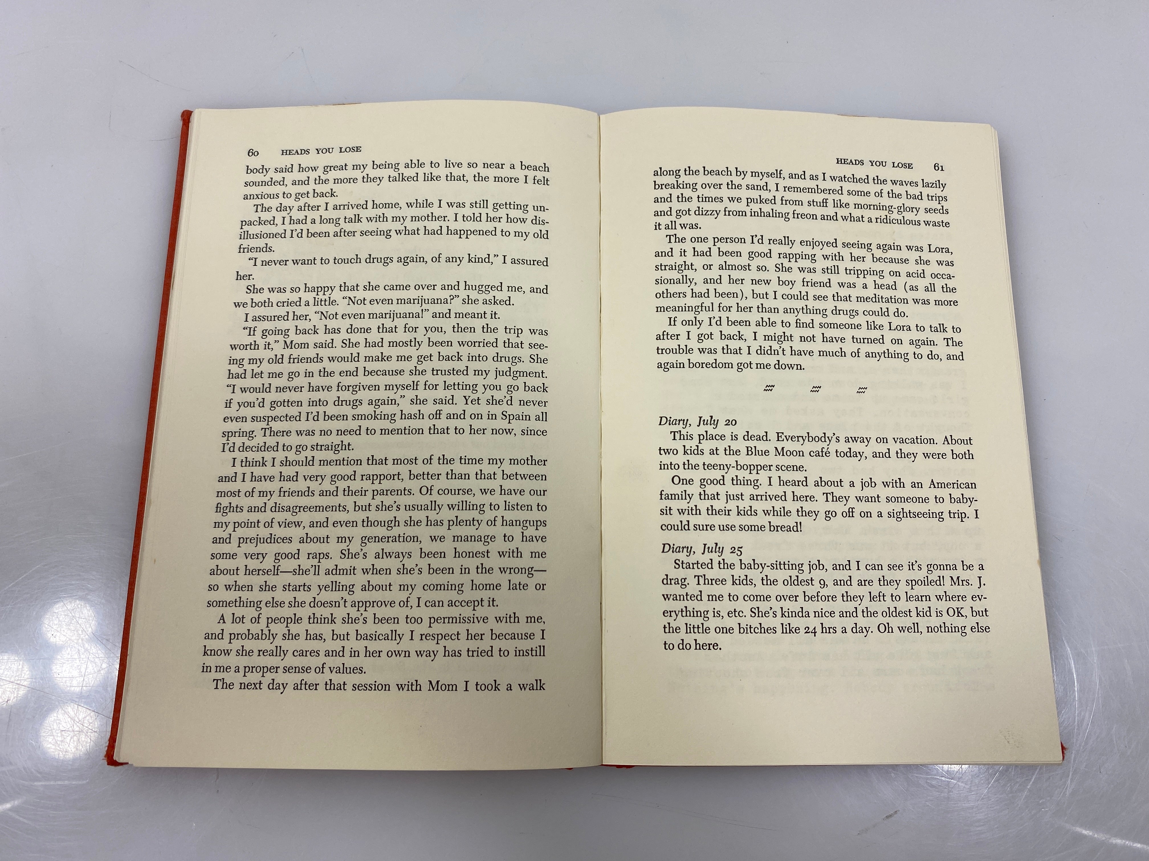 Heads You Loose by Pamela Hall Ex-library 1971 HC