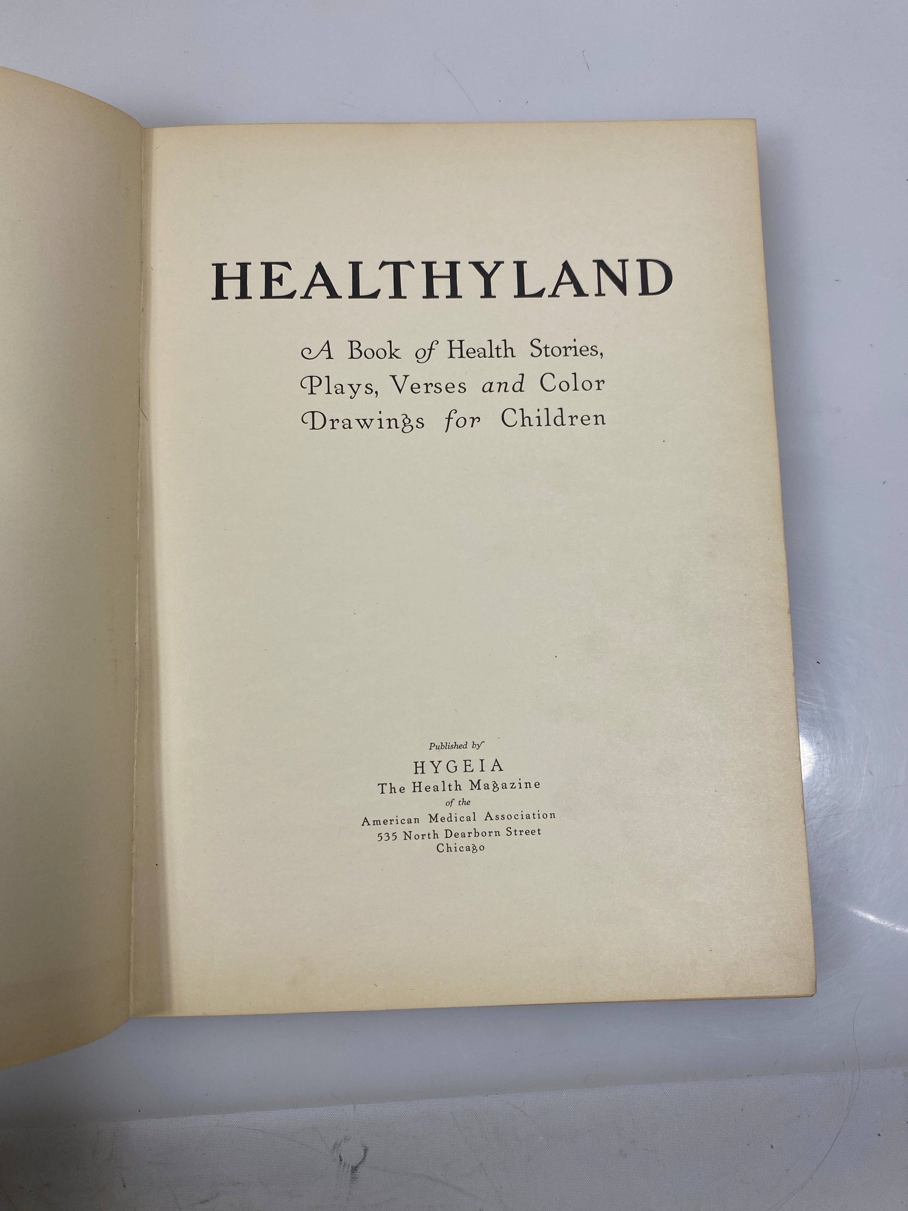 Healthyland by Hygeia Health Magazine Ex-library 1926 HC