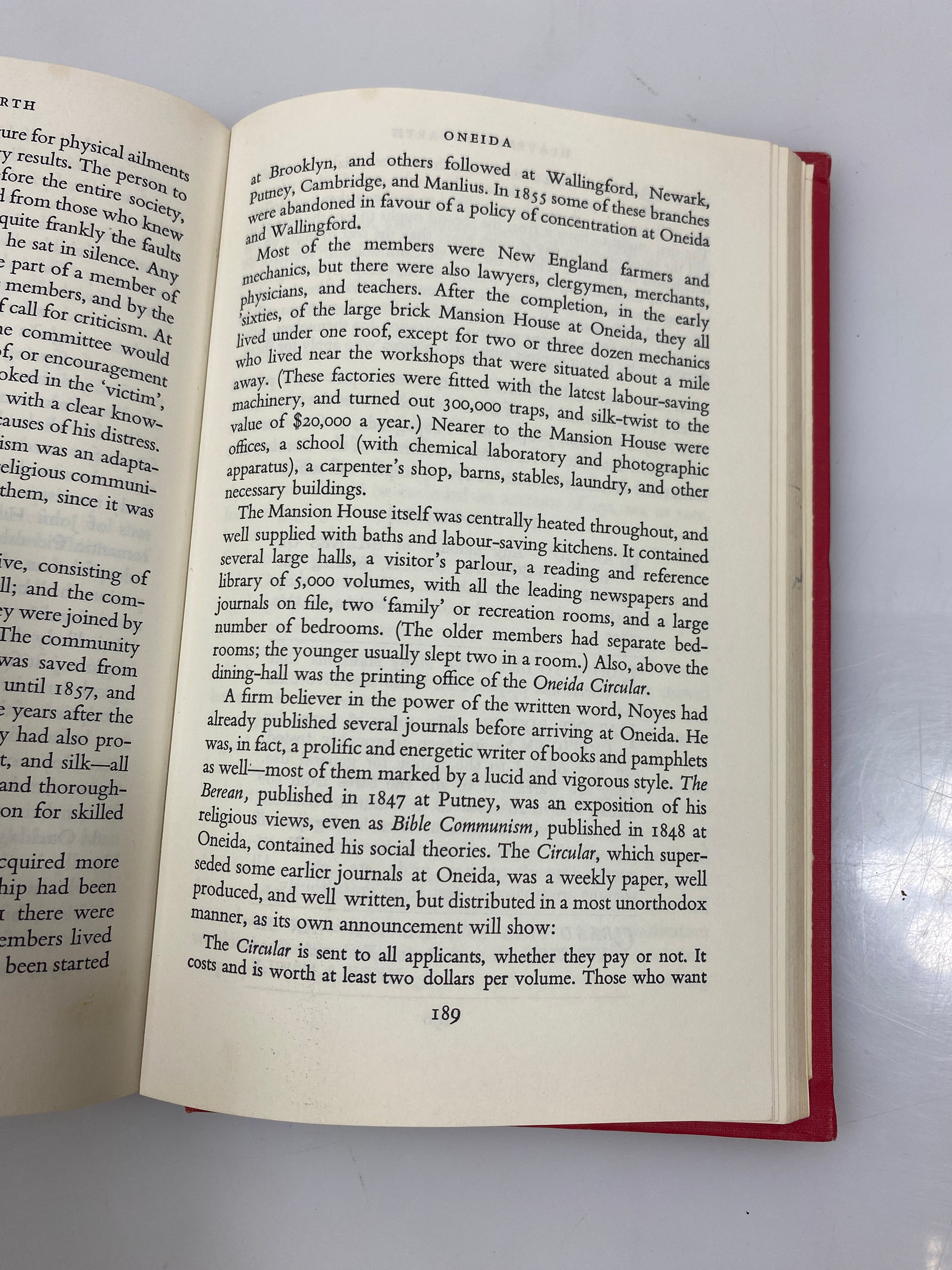 Heavens on Earth Mark Holloway Ex-library 2nd Ed. 1966 HC