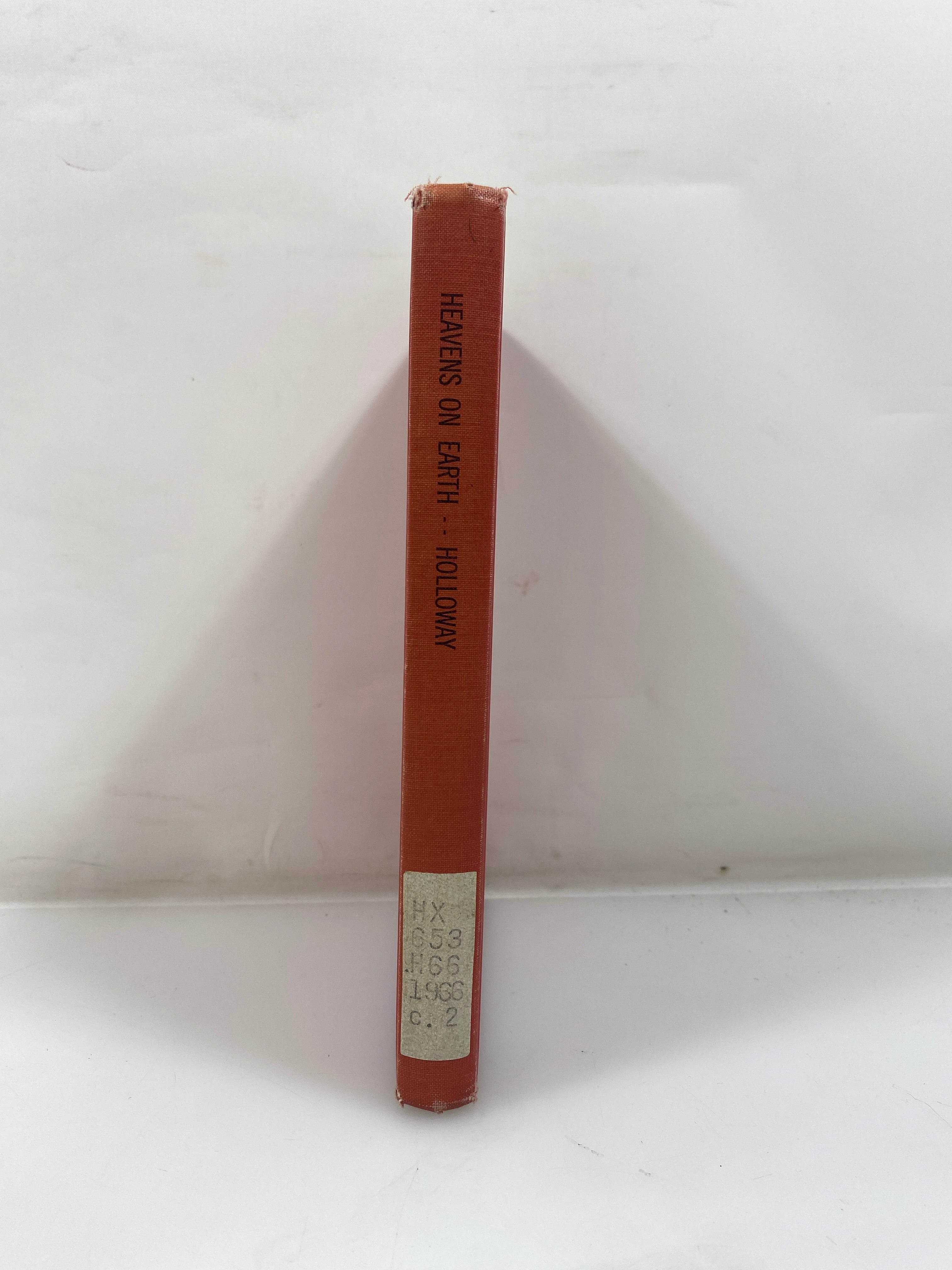 Heavens on Earth Mark Holloway Ex-library 2nd Ed. 1966 HC