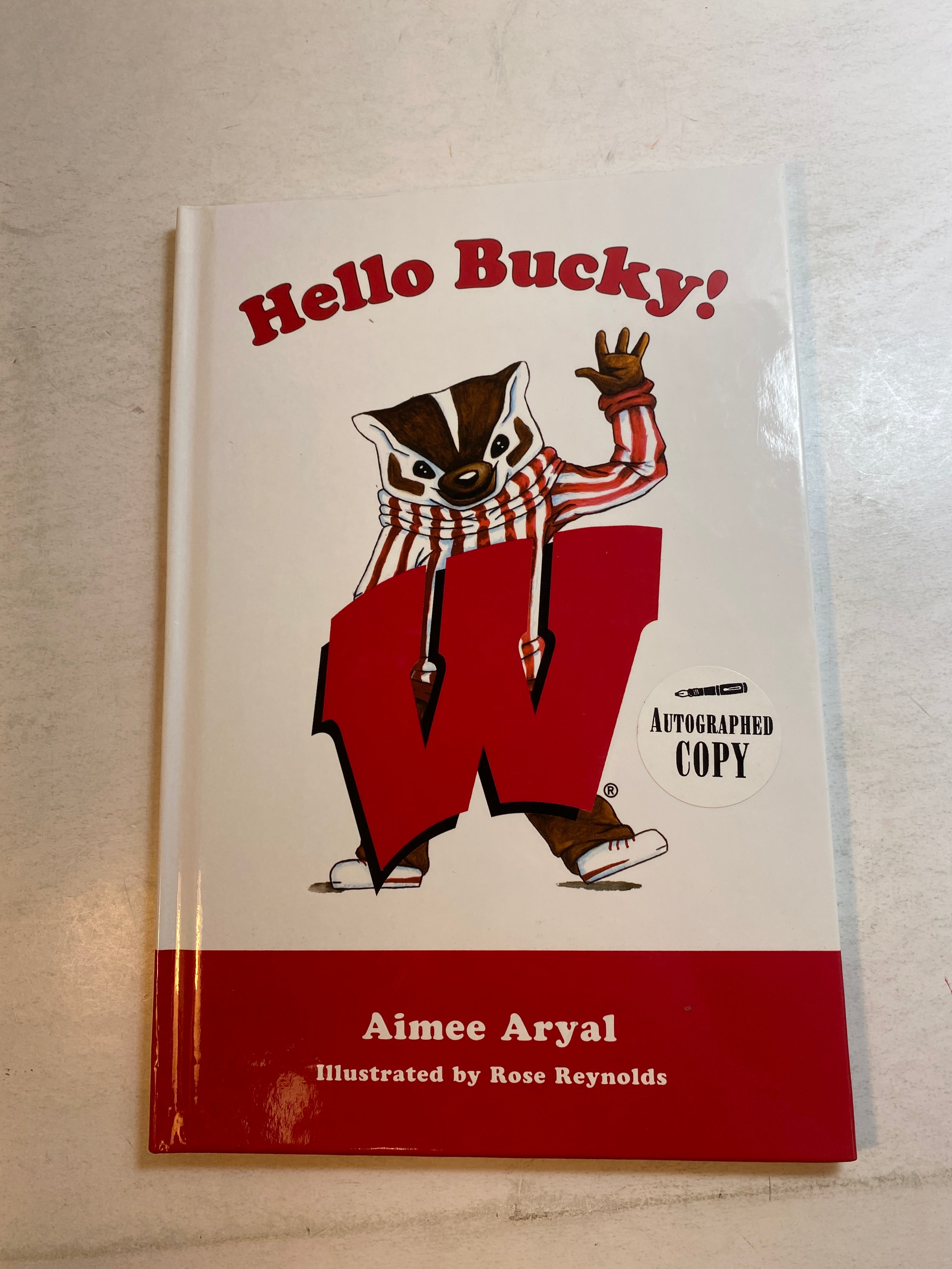 Hello Bucky! Aimee Aryal HC 2004 *Signed*
