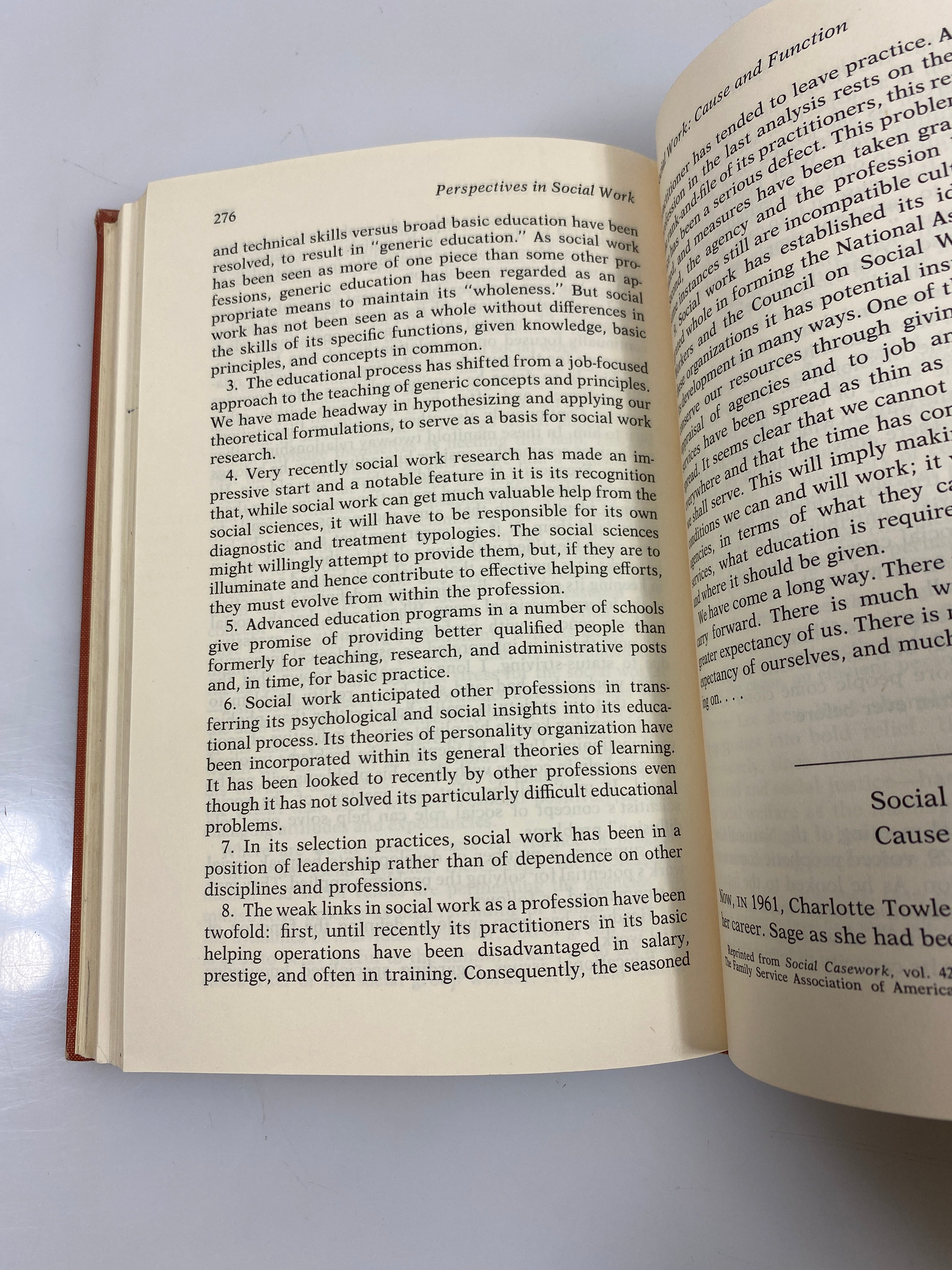 Helping by Charlotte Towle Ex-library 1969 HC