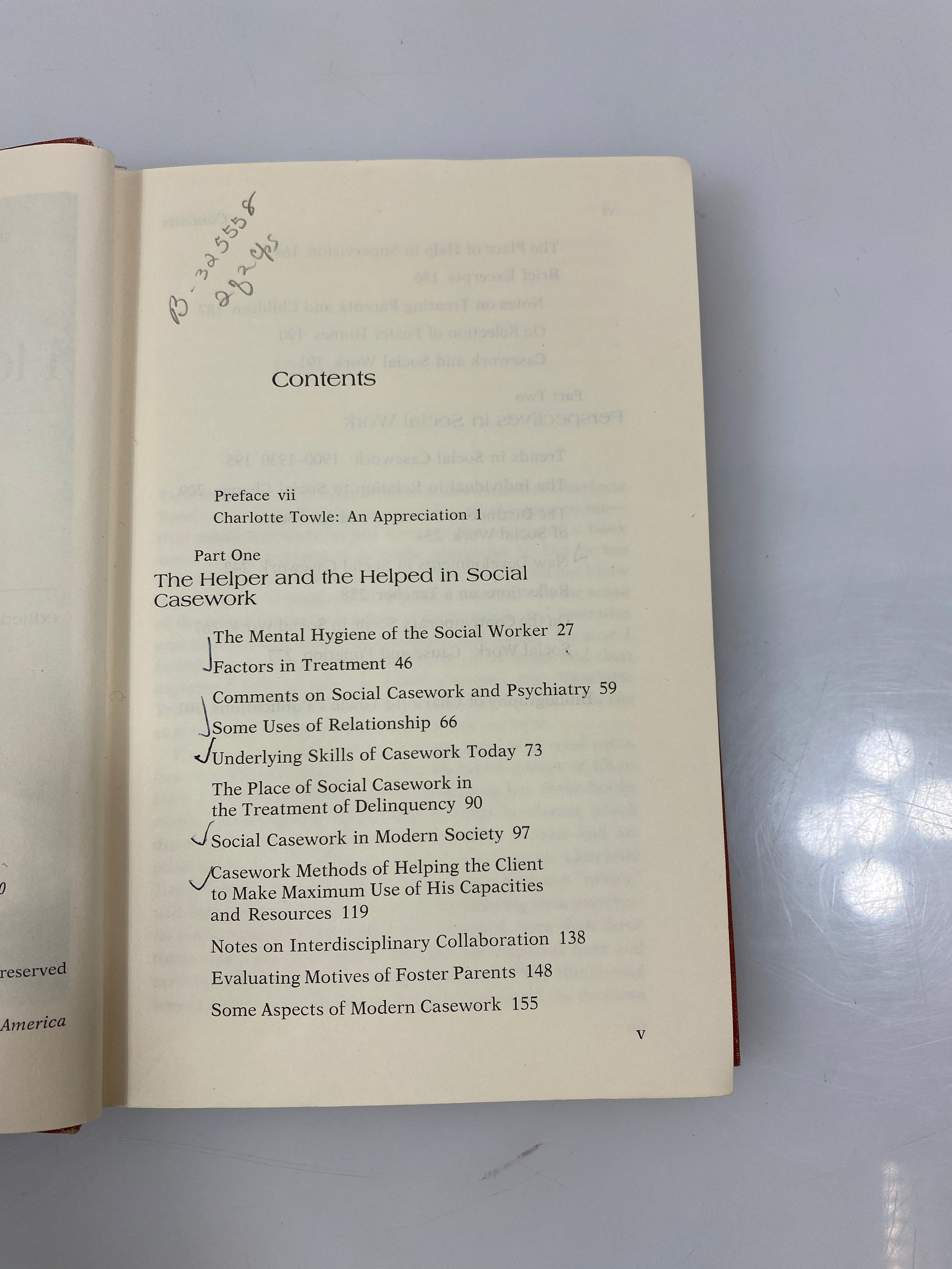 Helping by Charlotte Towle Ex-library 1969 HC