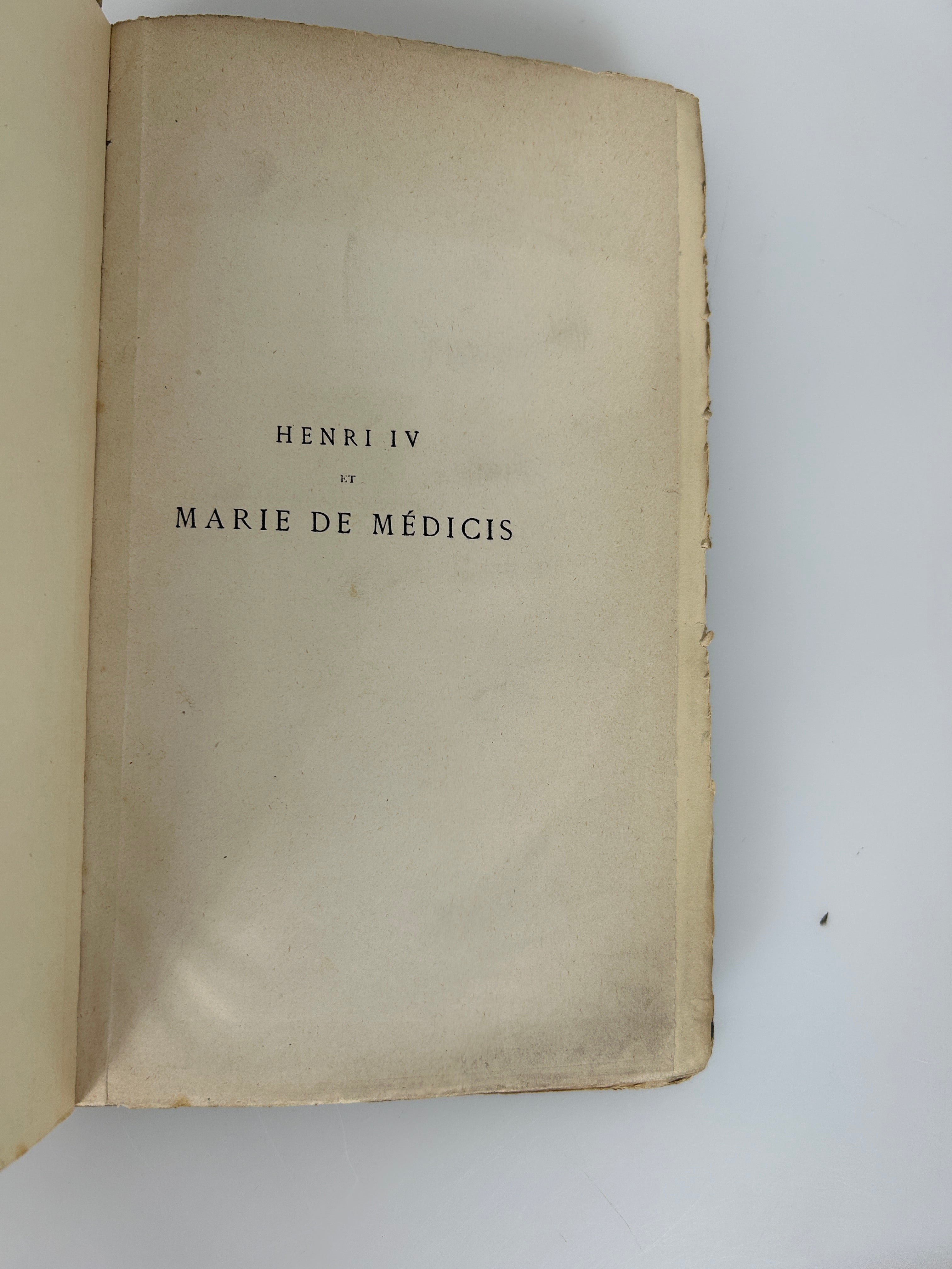 Henri IV & Marie de Medicis by Berthold Zeller Rare 1877(French) Ex-Library HC