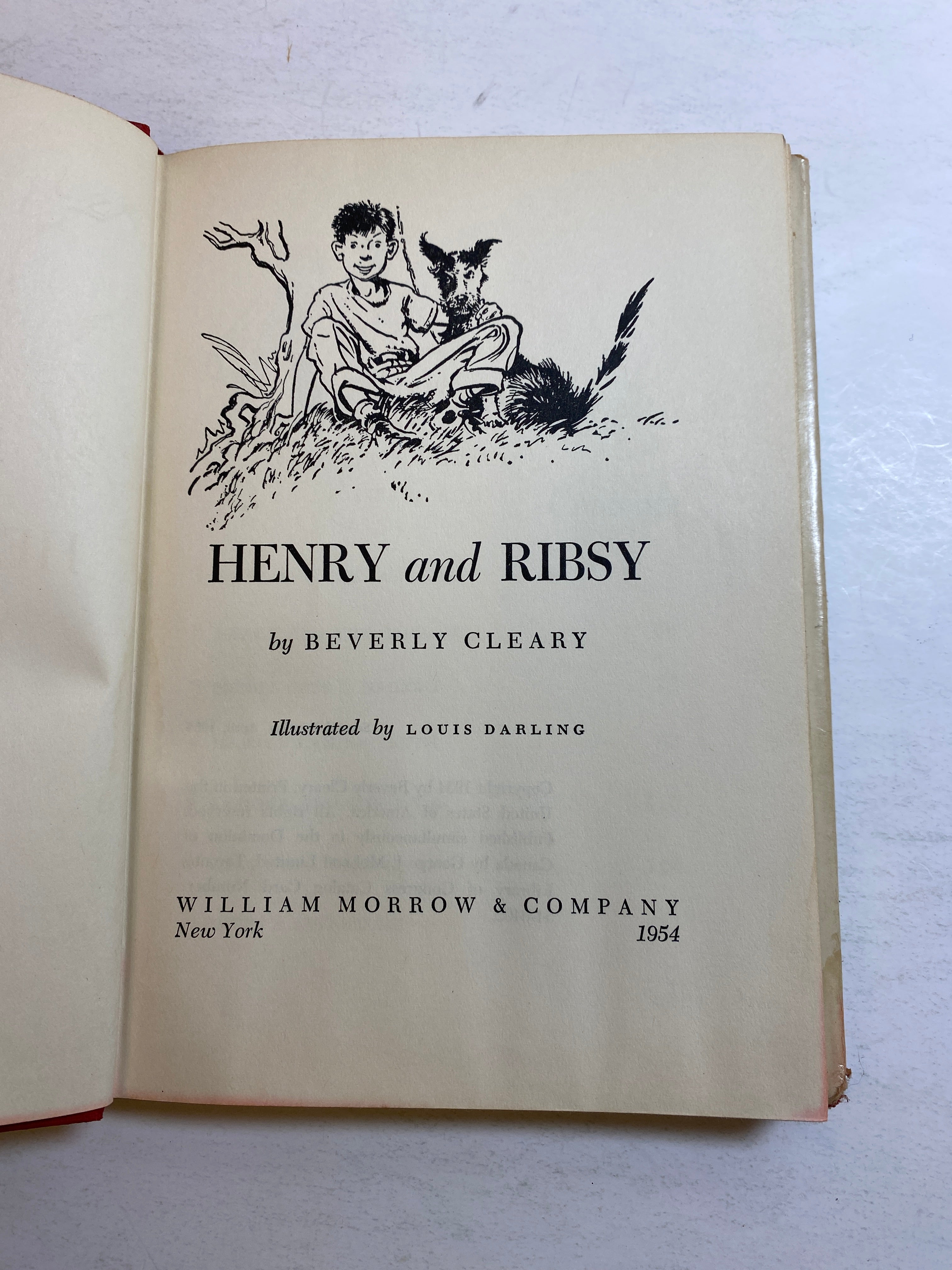 Henry and Ribsy Beverly Cleary 1954 HCDJ
