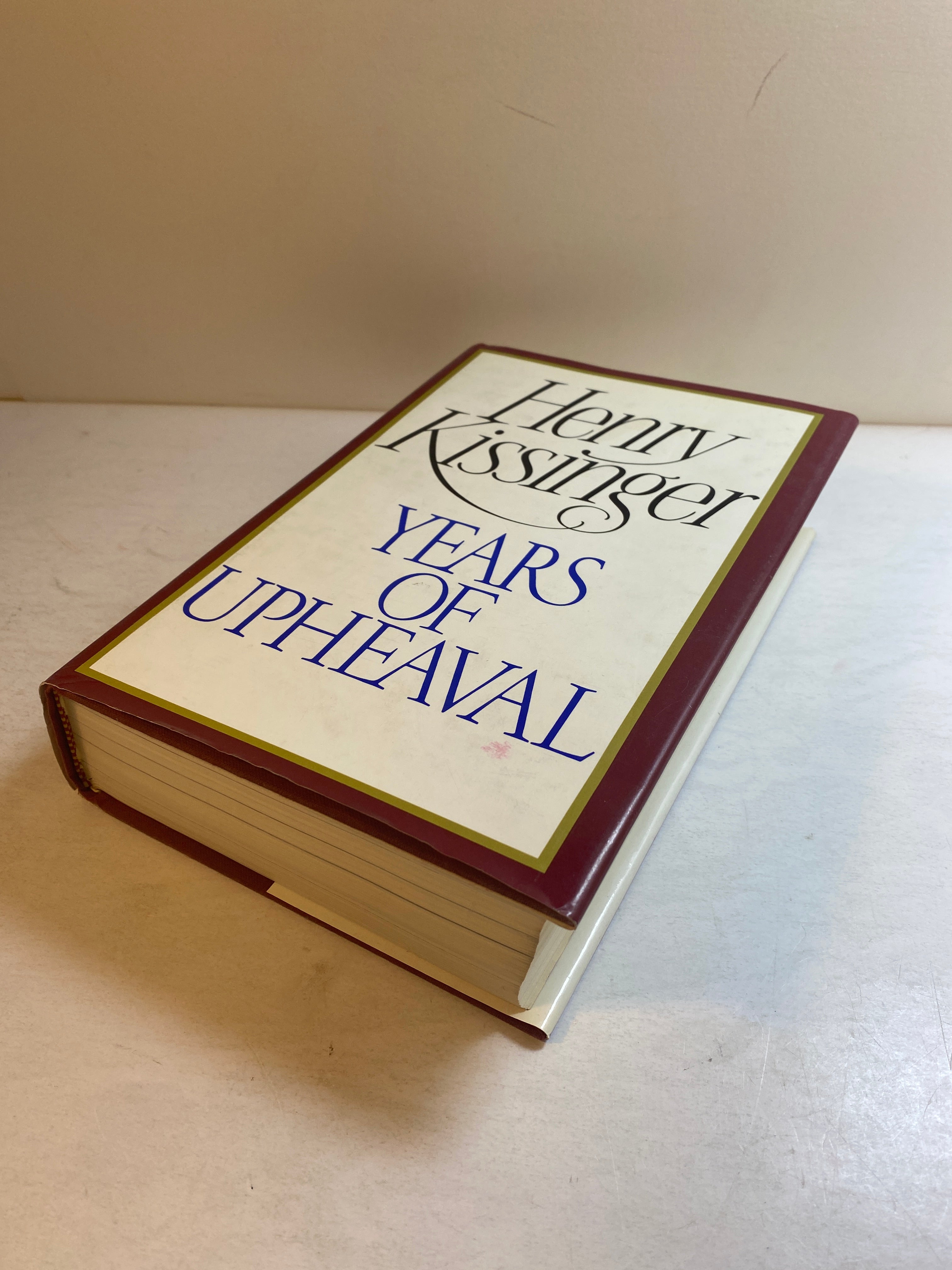 Henry Kissinger Years of Upheaval HCDJ 1982