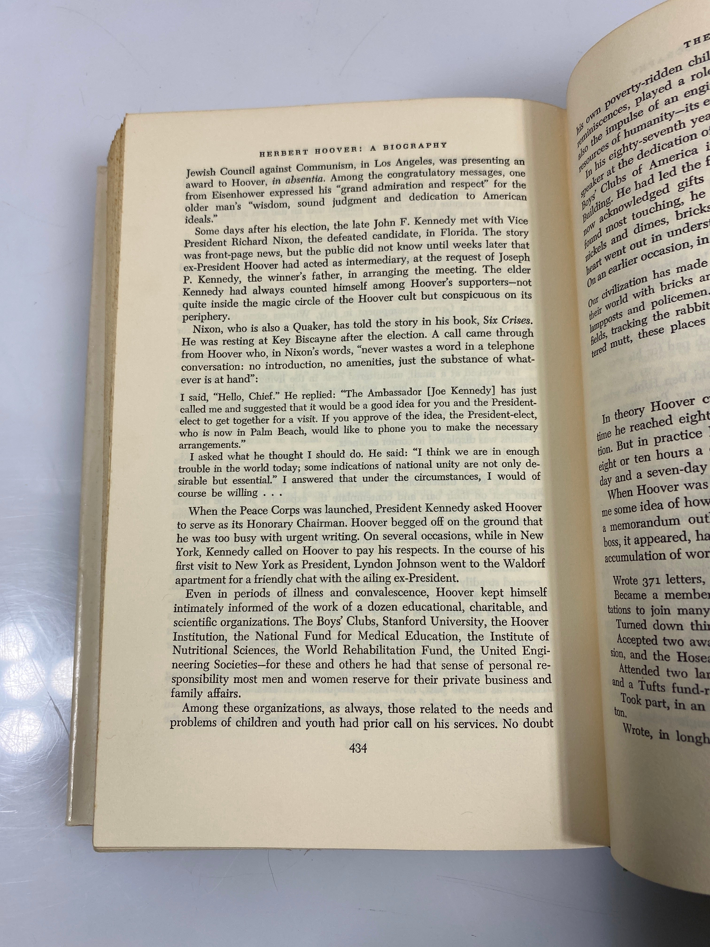 Herbert Hoover by Lyons 1964 HCDJ