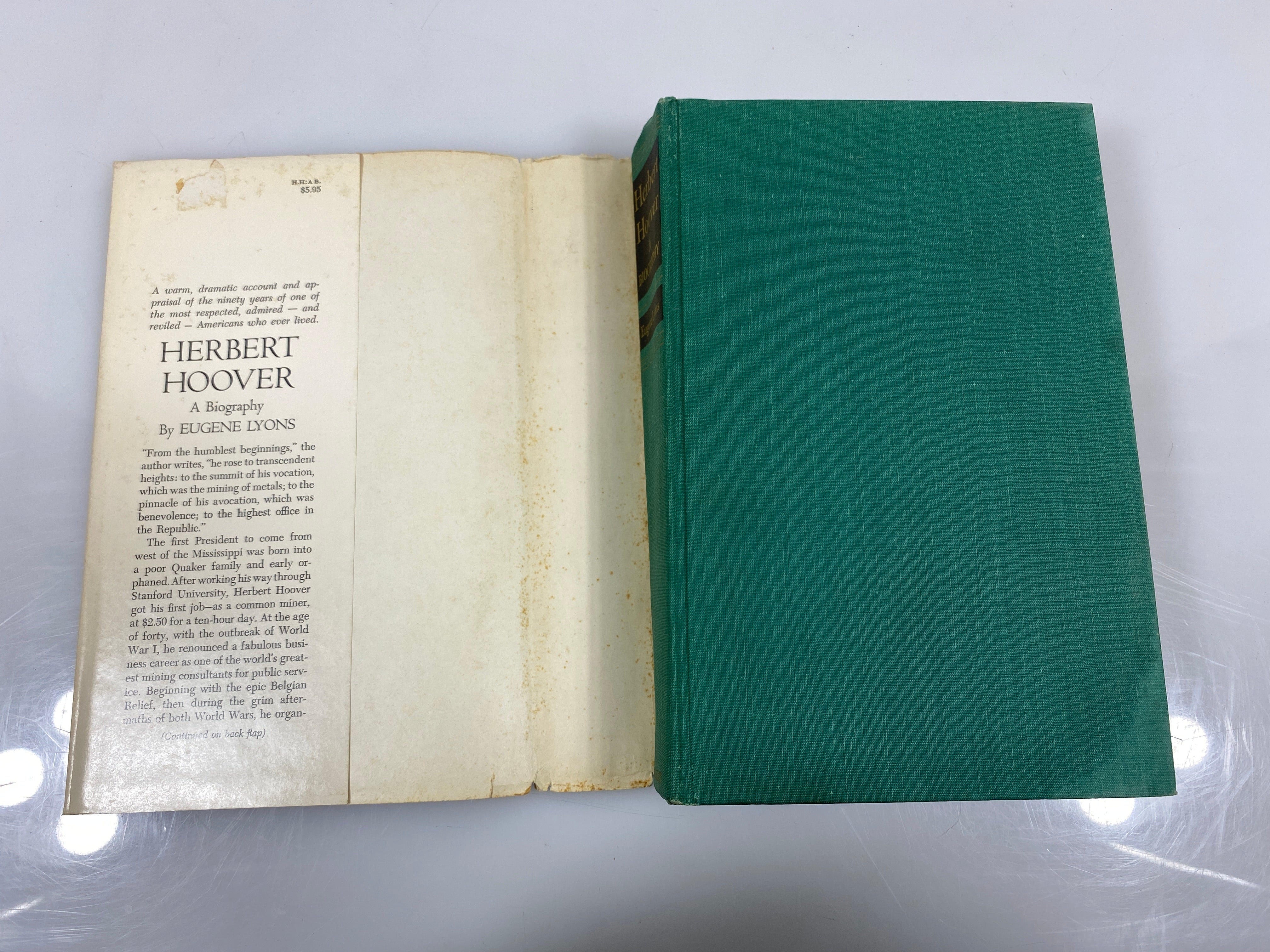 Herbert Hoover by Lyons 1964 HCDJ