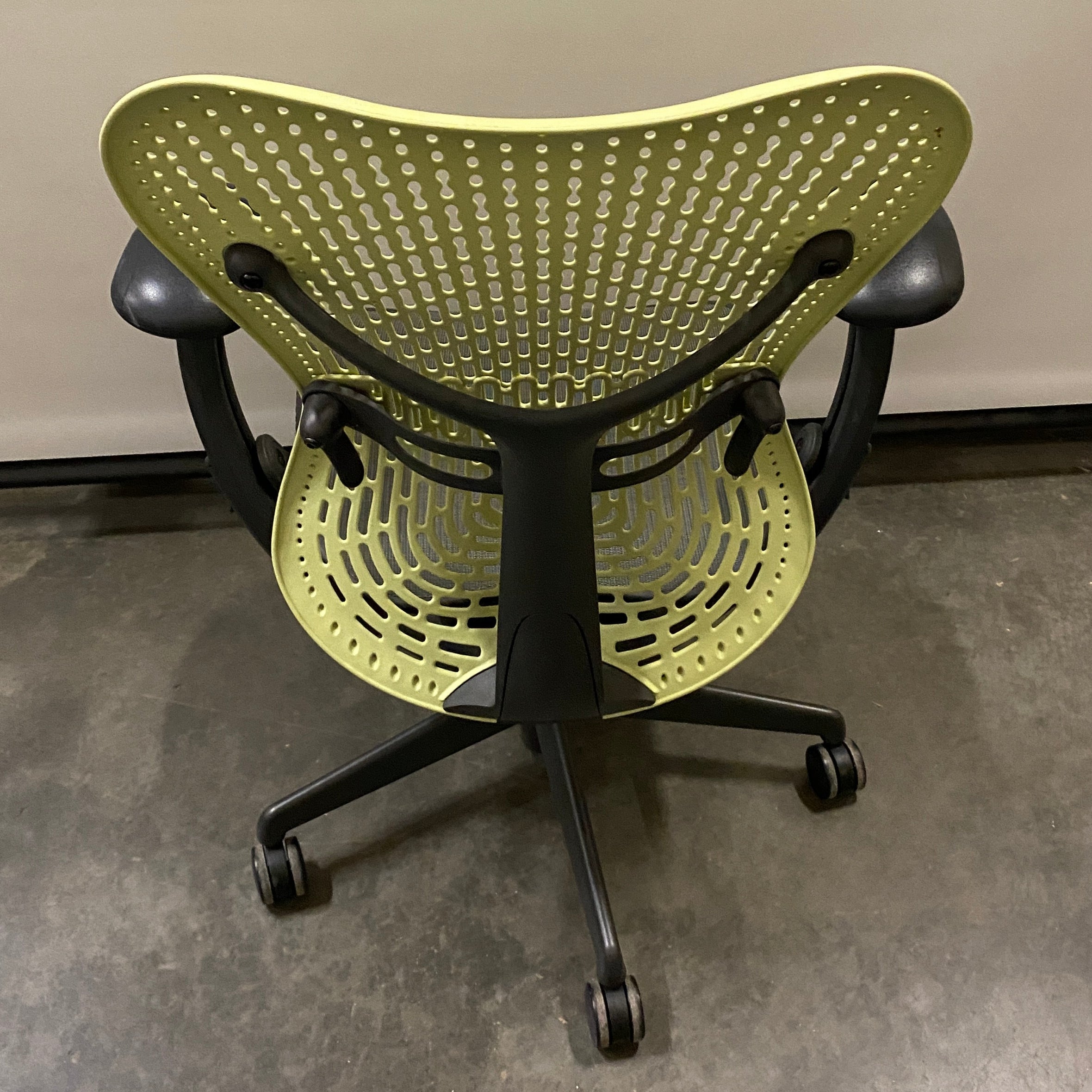 Herman Miller Light Green and Grey Mirra Ergonomic Office Chair