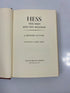 Hess the Man and His Mission by Hutton 1971 1st American Ed. HCDJ