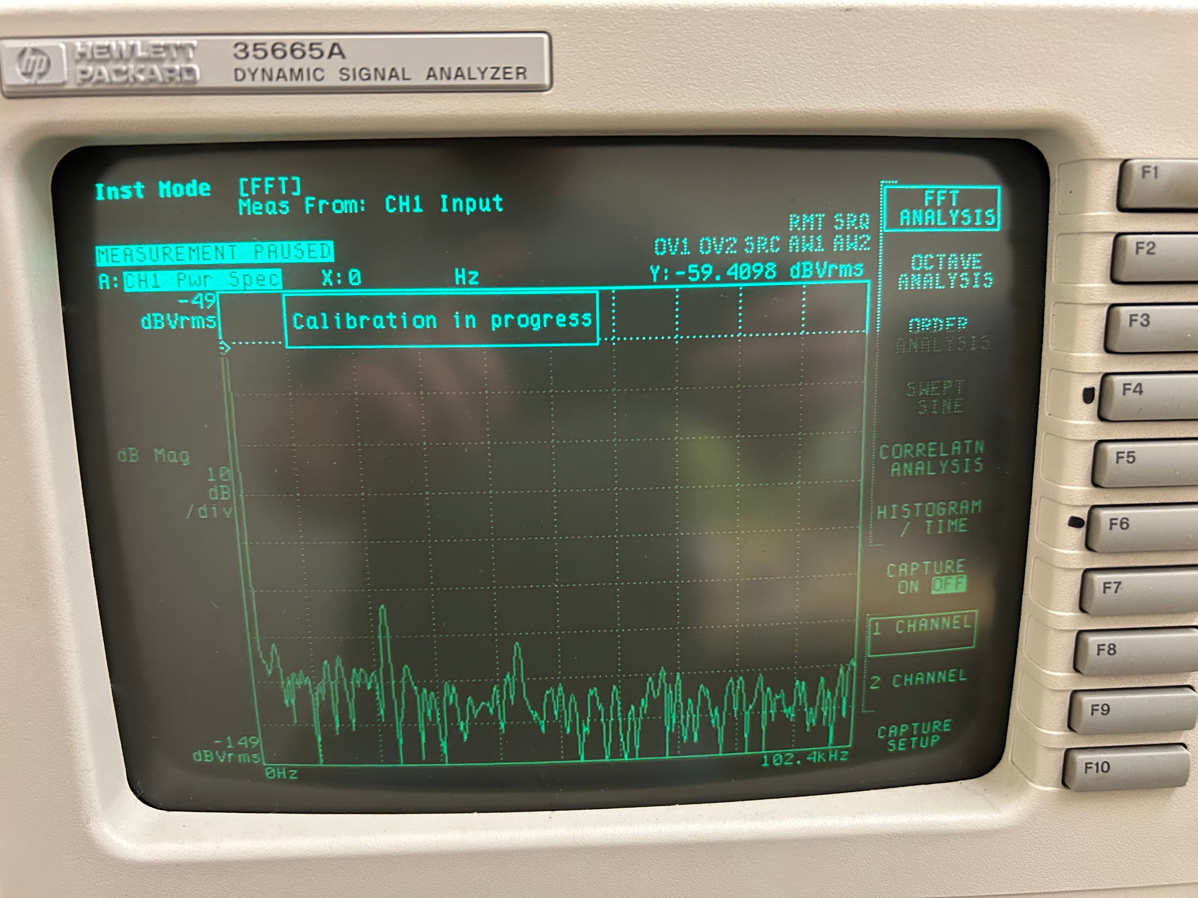 Hewlett Packard 35665A Dynamic Signal Analyzer *Untested*