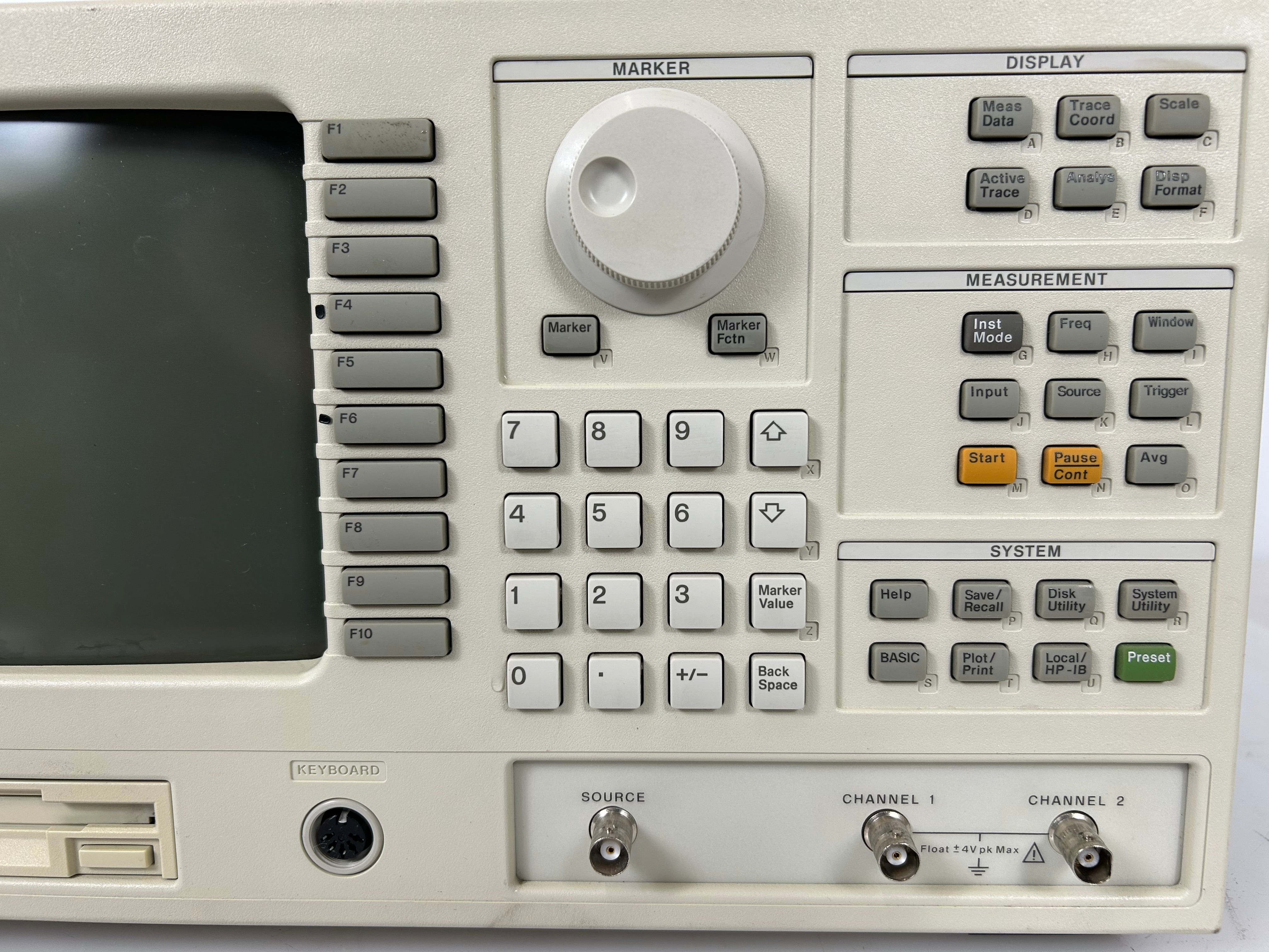 Hewlett Packard 35665A Dynamic Signal Analyzer *Untested*