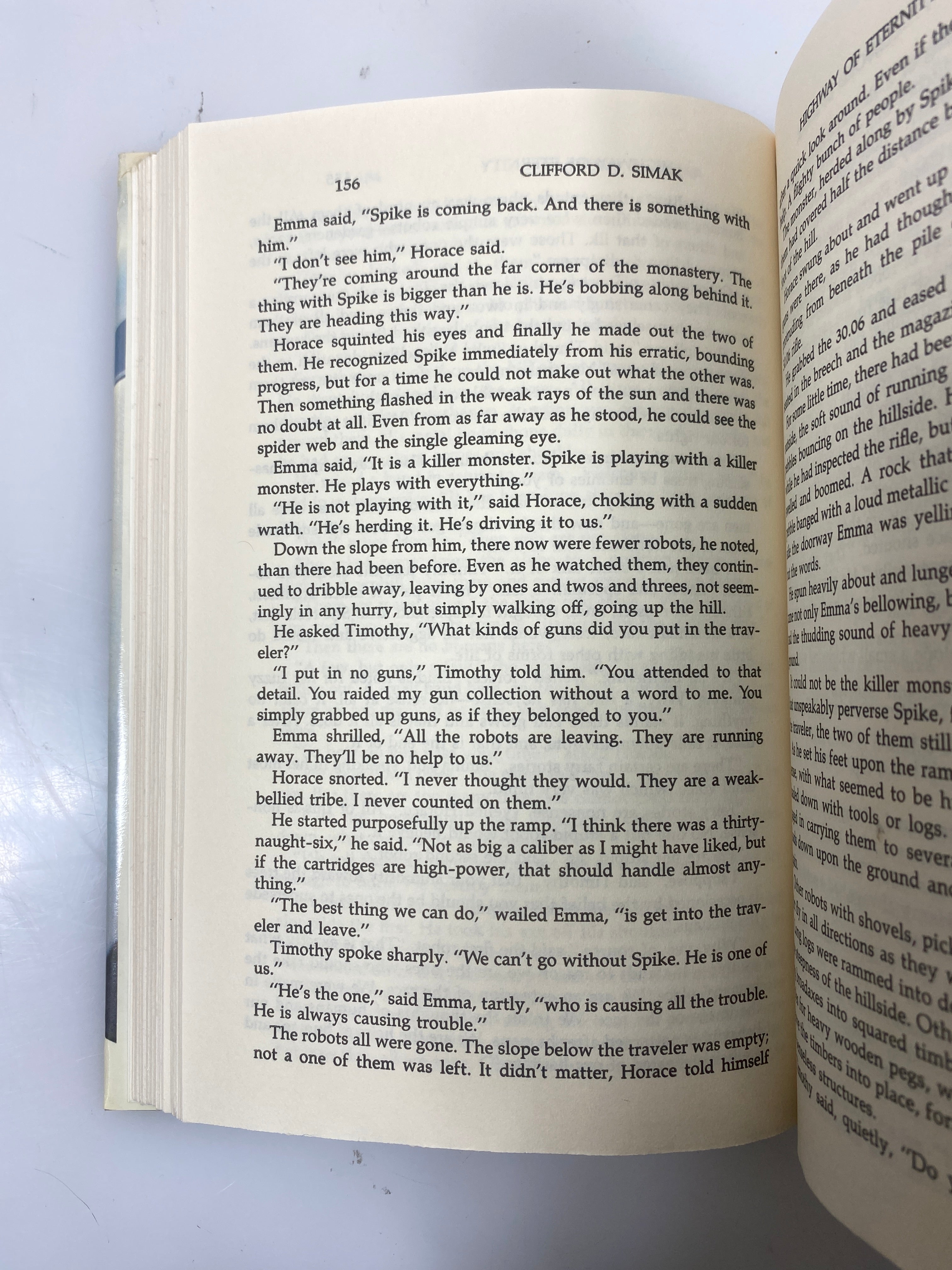Highway of Eternity by Simak Del Rey Book 1986 HCDJ