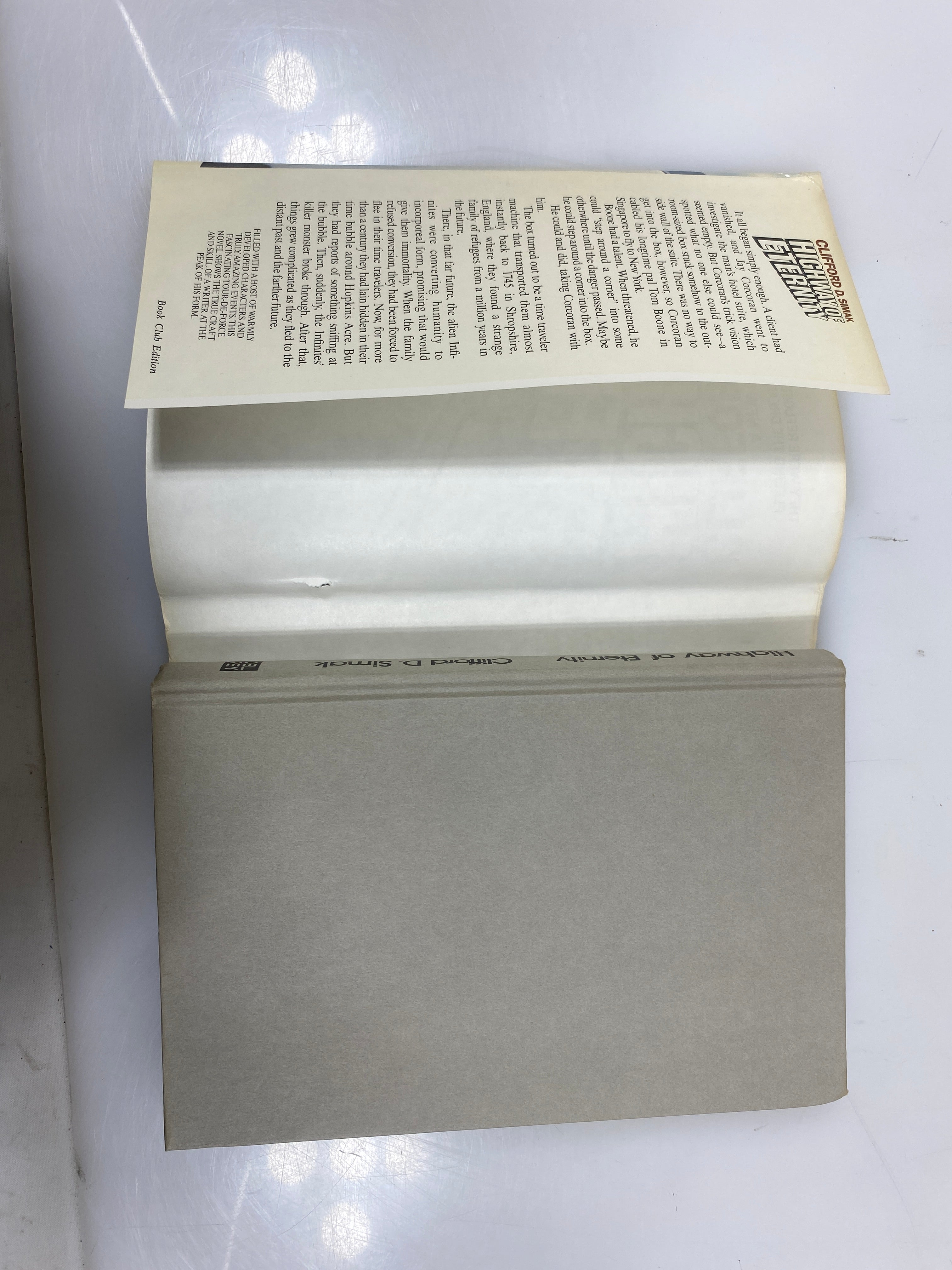Highway of Eternity by Simak Del Rey Book 1986 HCDJ