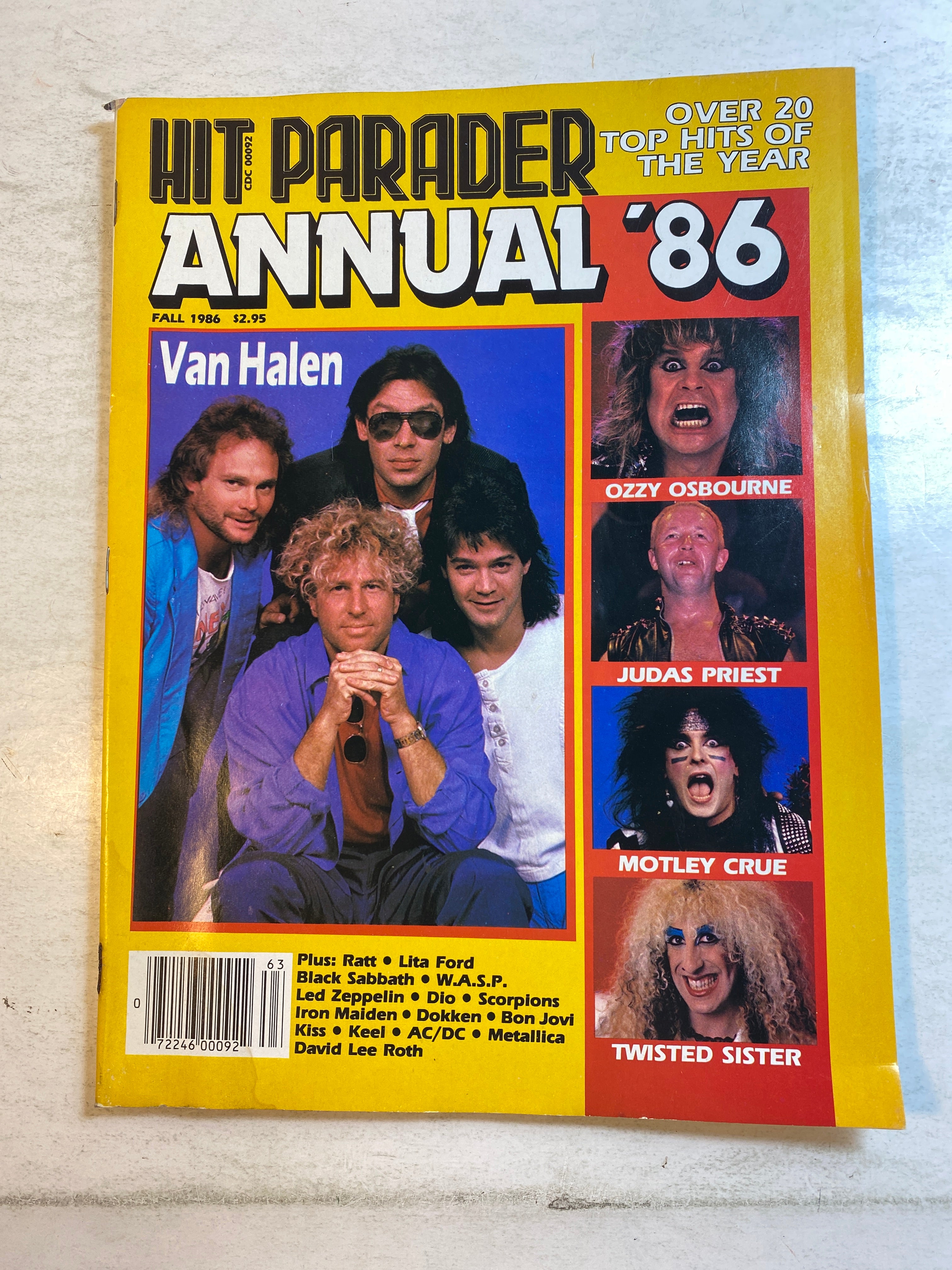 Hit Parader Annual Fall 1986 Van Halen