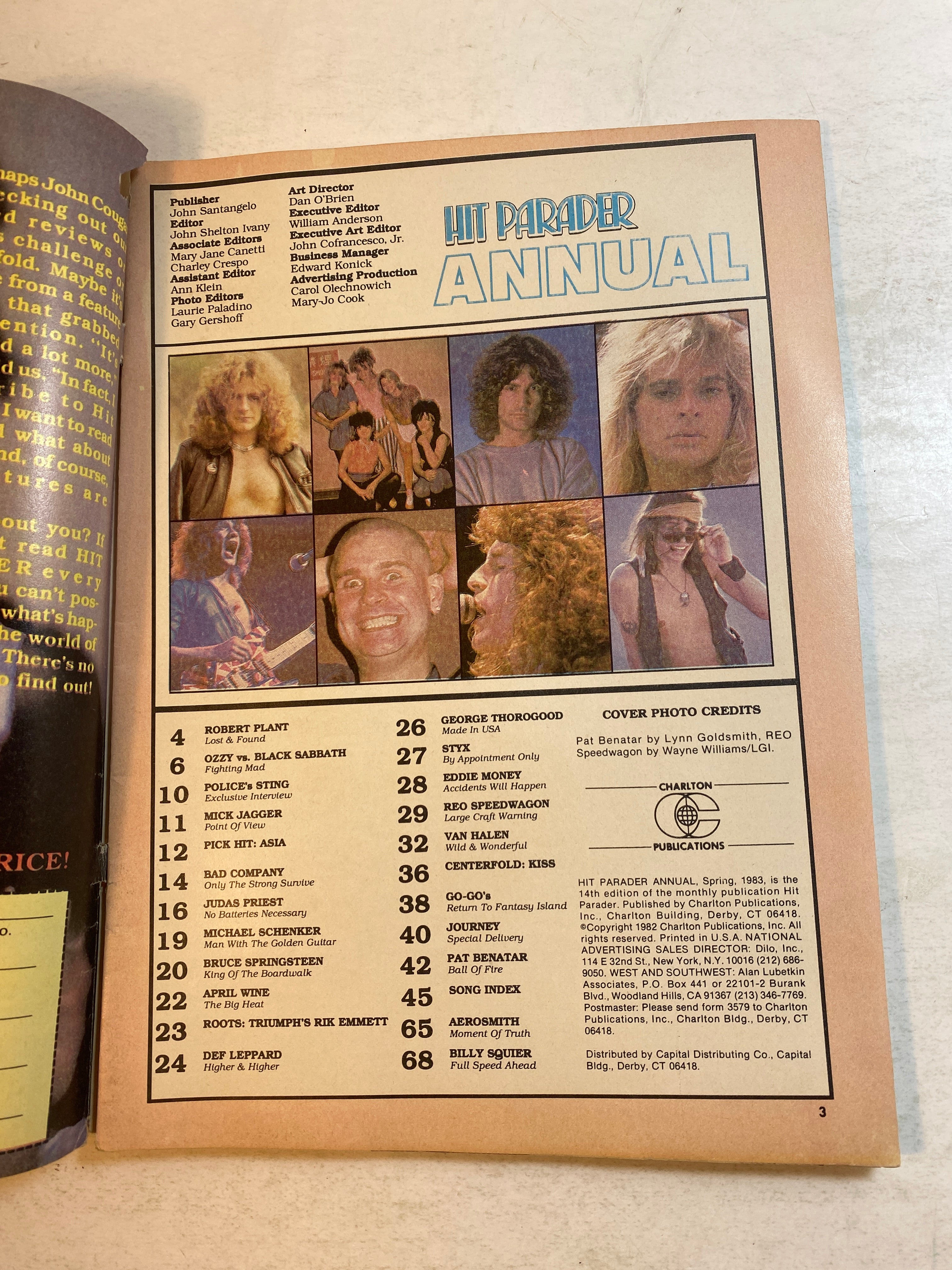 Hit Parader Annual Spring 1983 Ozzy Osbourne