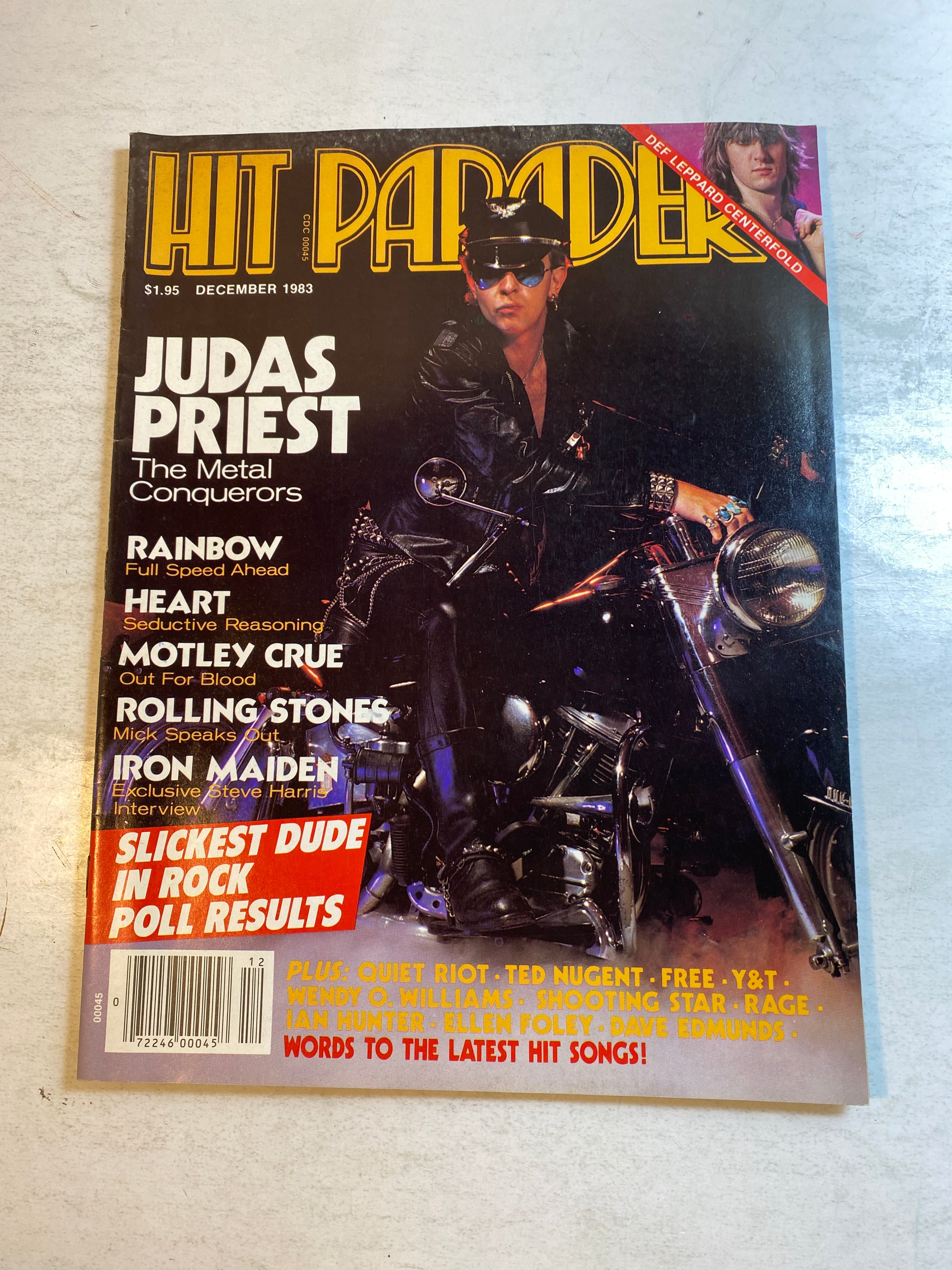 Hit Parader December 1983 Judas Priest