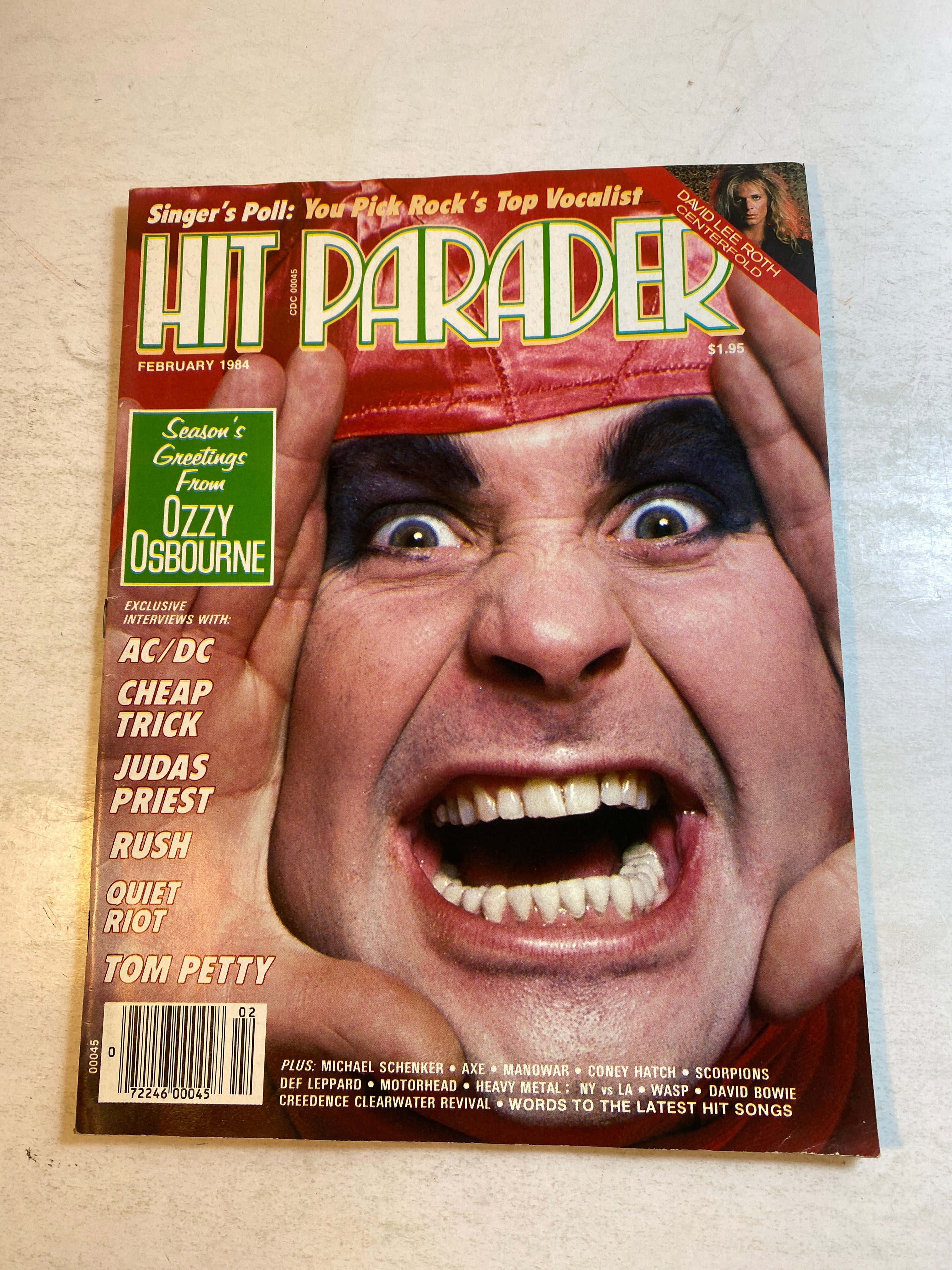 Hit Parader February 1984 Ozzy Osbourne