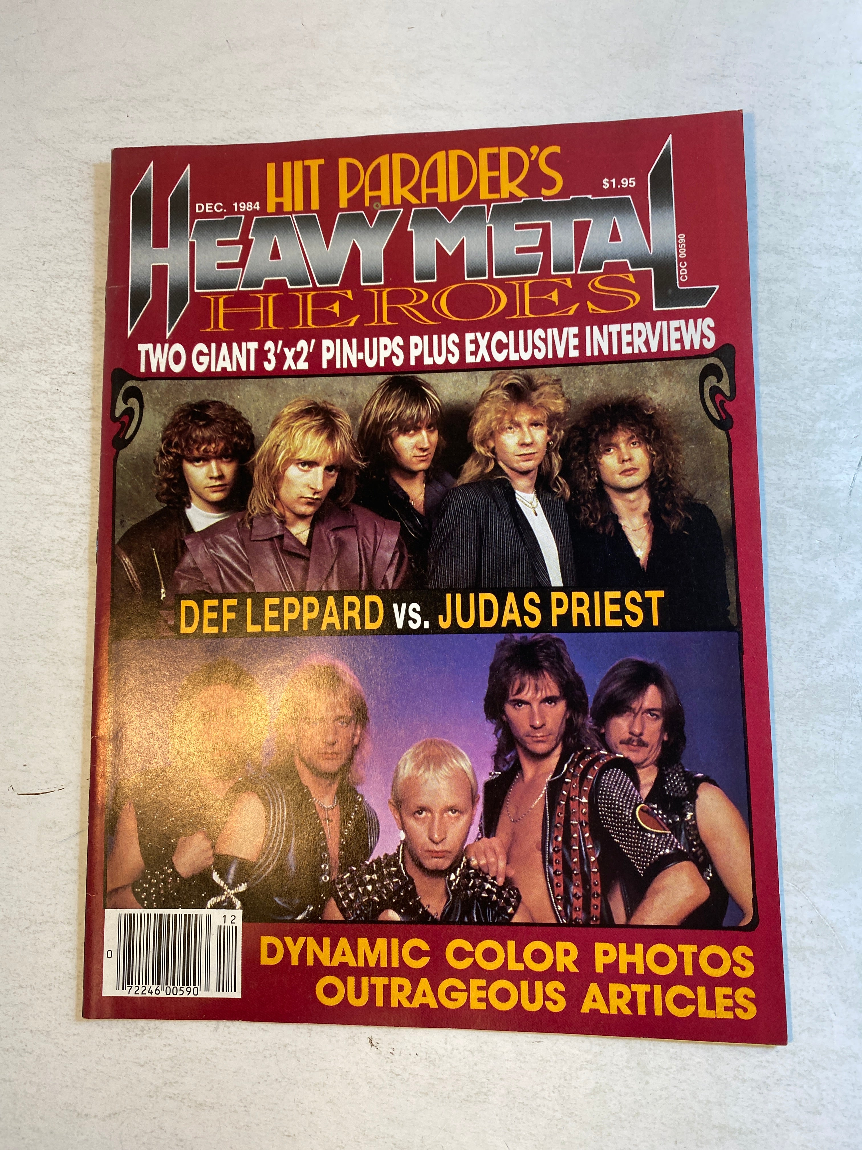 Hit Parader Heavy Metal Heroes Magazine 1984 Def Leppard Judas Priest