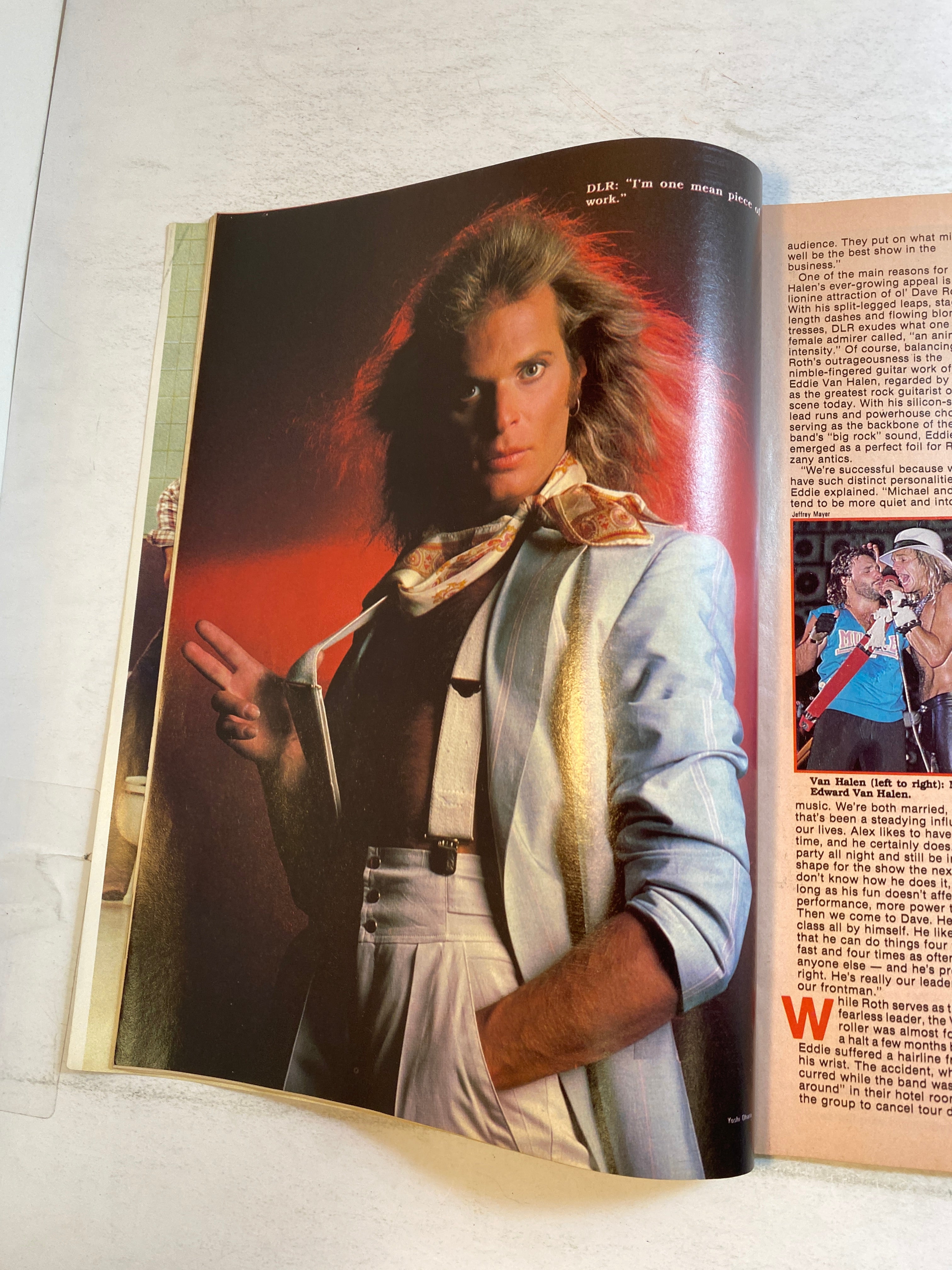 Hit Parader Magazine August 1983 David Lee Roth