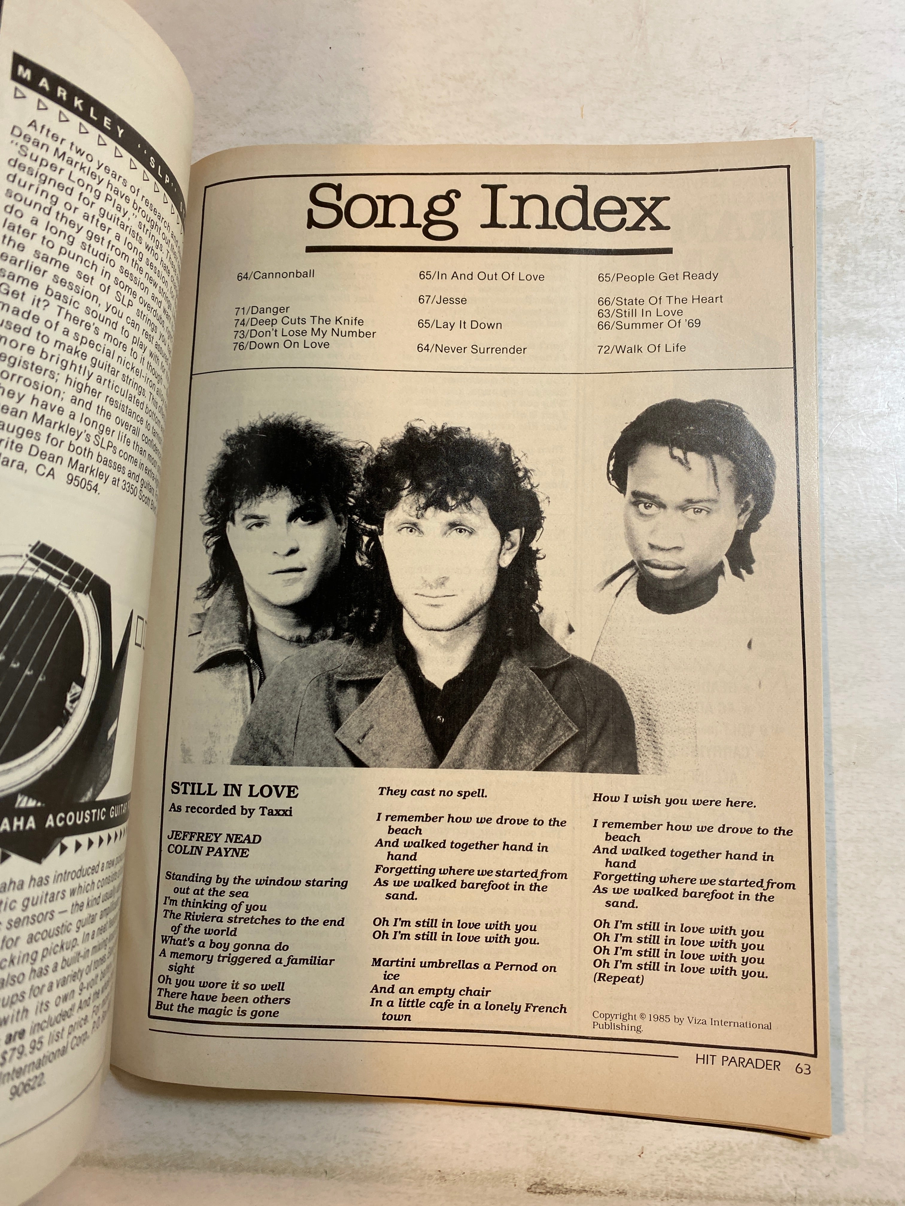 Hit Parader Magazine December 1985 Paul Stanley Kiss