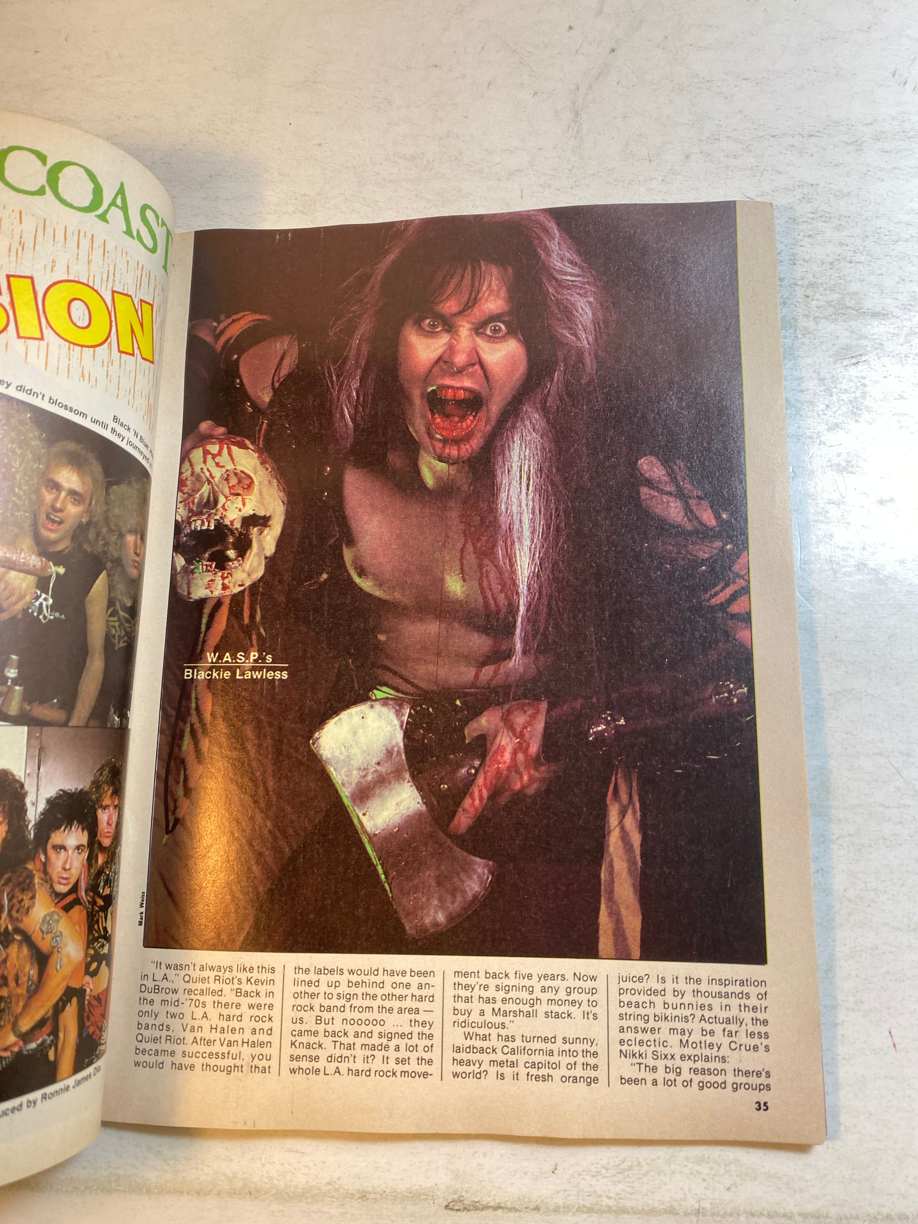 Hit Parader Magazine March 1985 Motley Crue