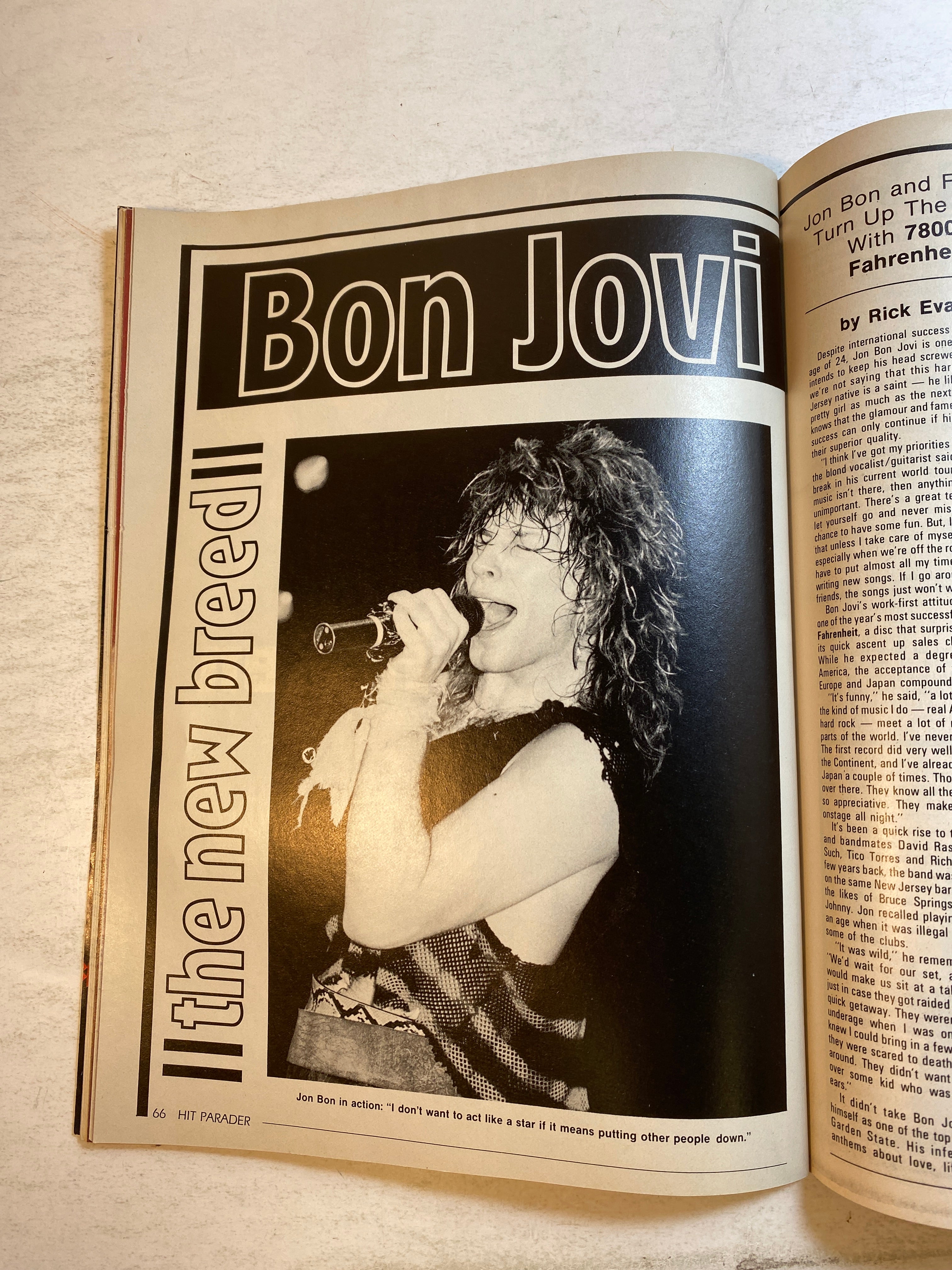 Hit Parader Magazine November 1985 AC/DC