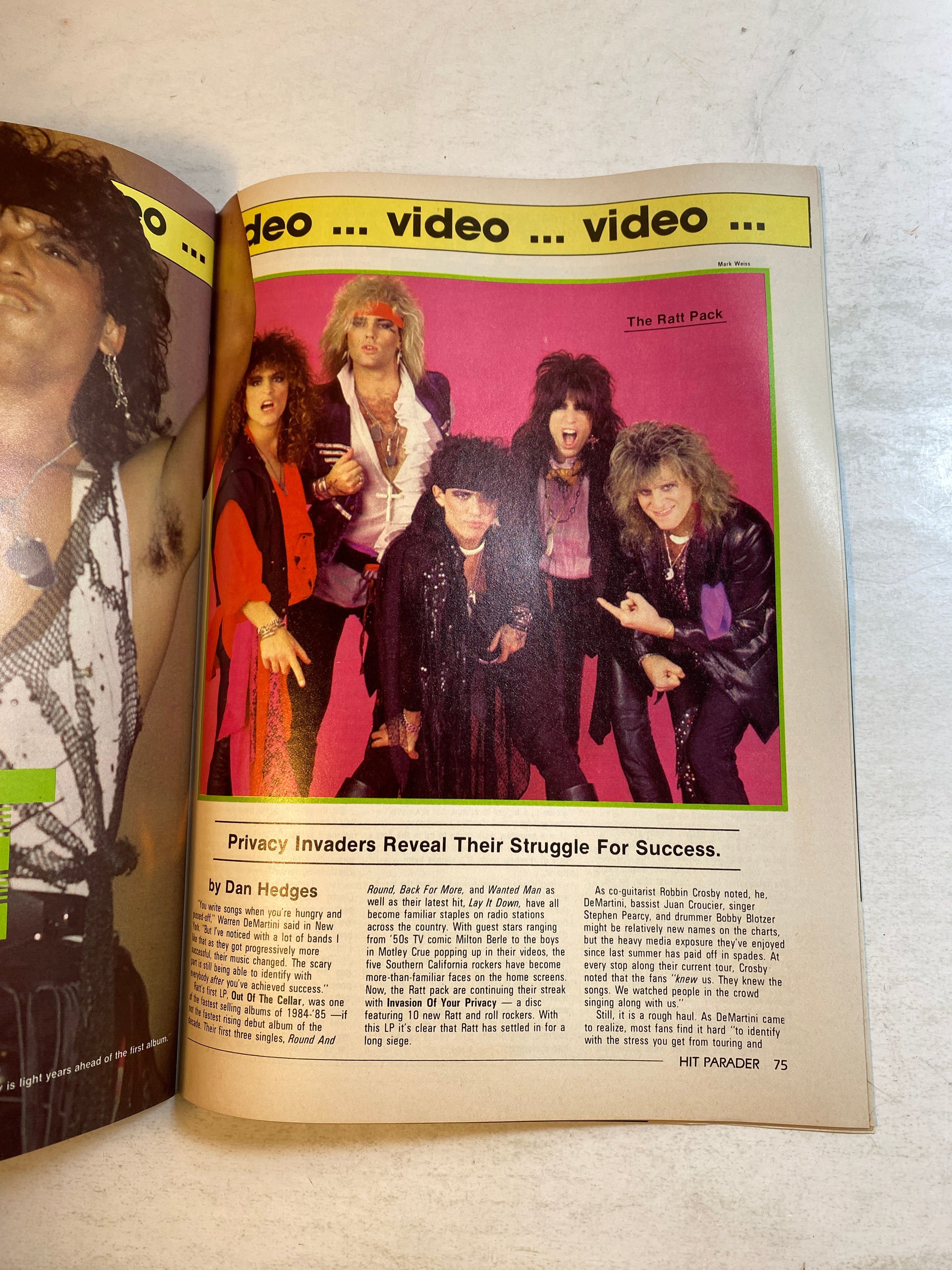 Hit Parader Magazine October 1985 WASP Twisted Sister