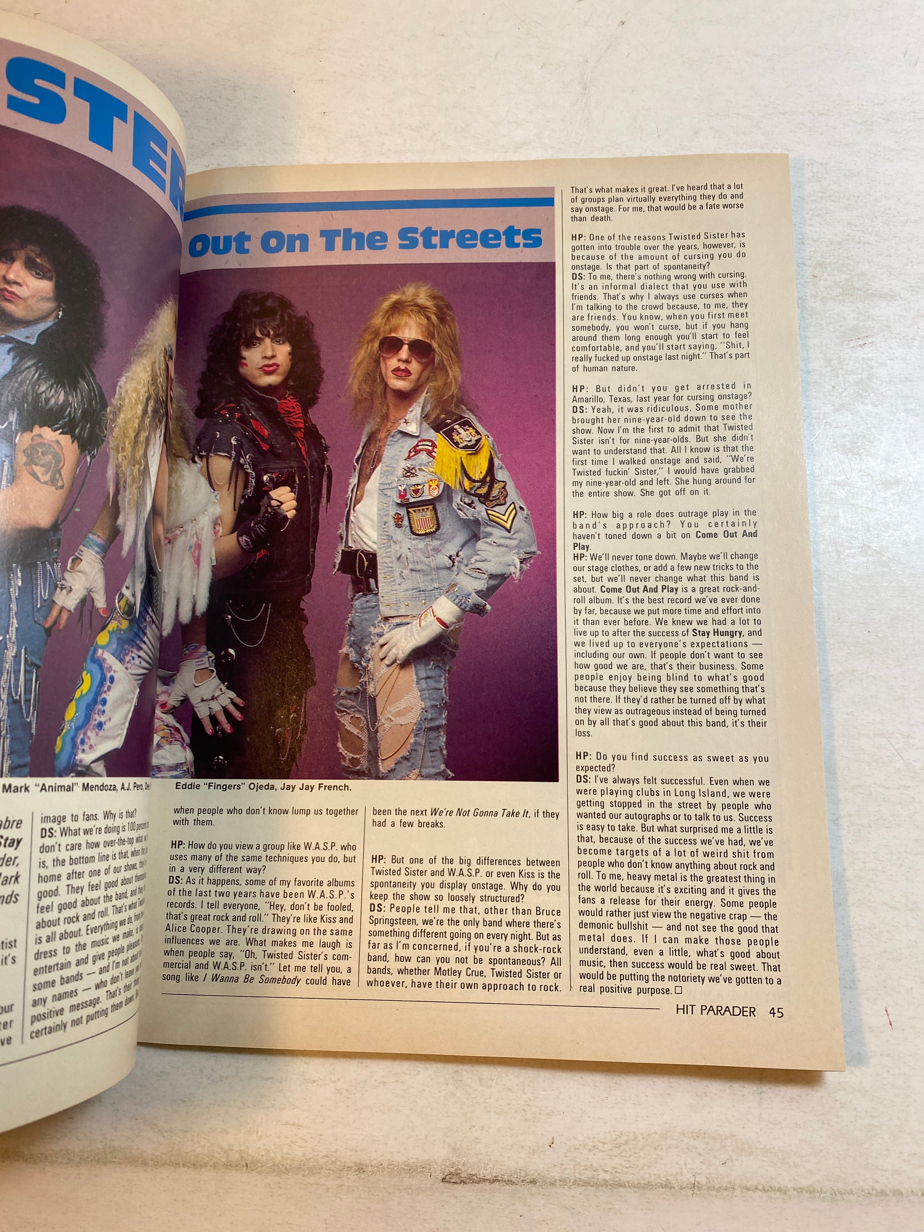 Hit Parader May 1986 Van Halen
