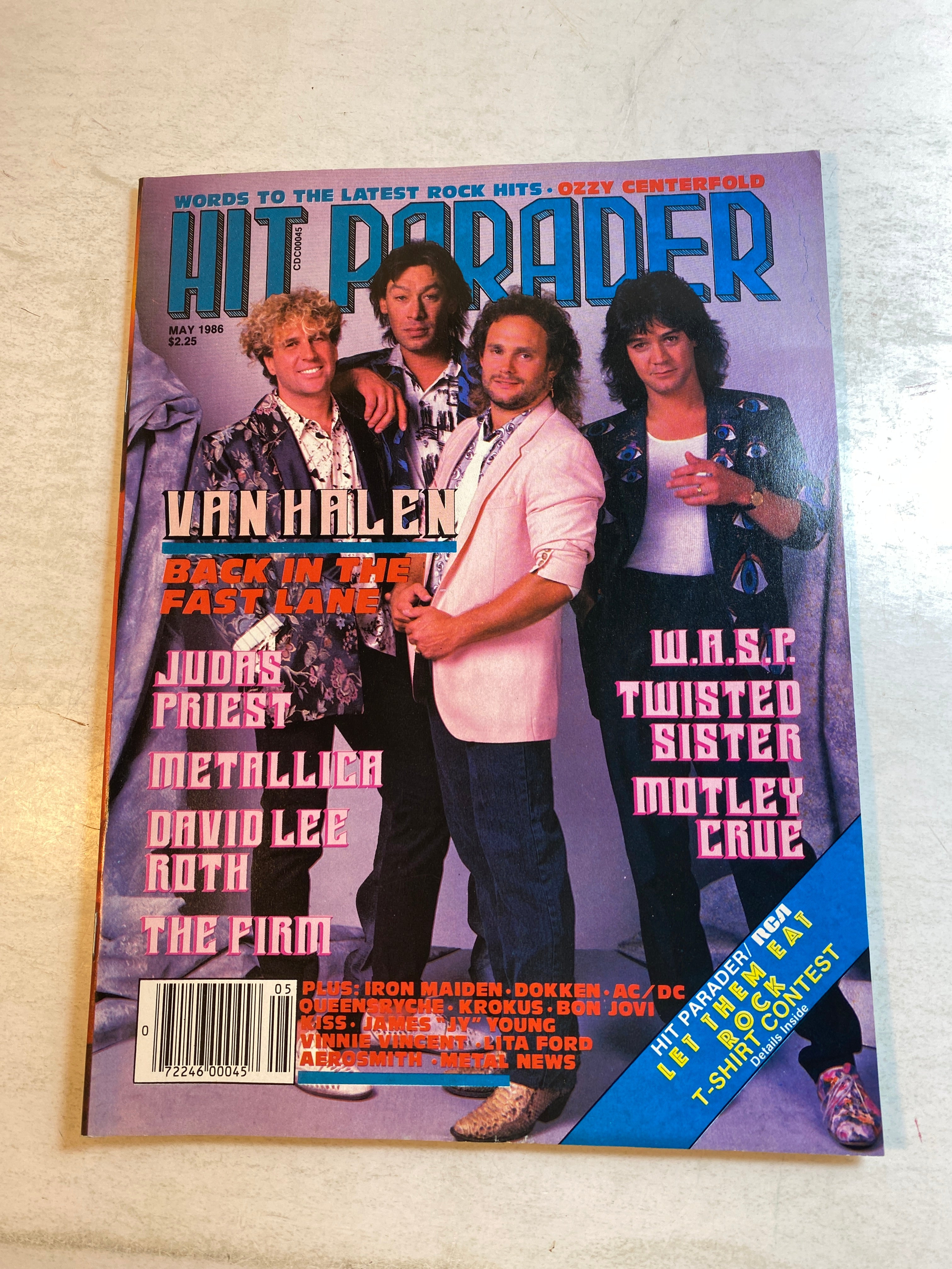 Hit Parader May 1986 Van Halen