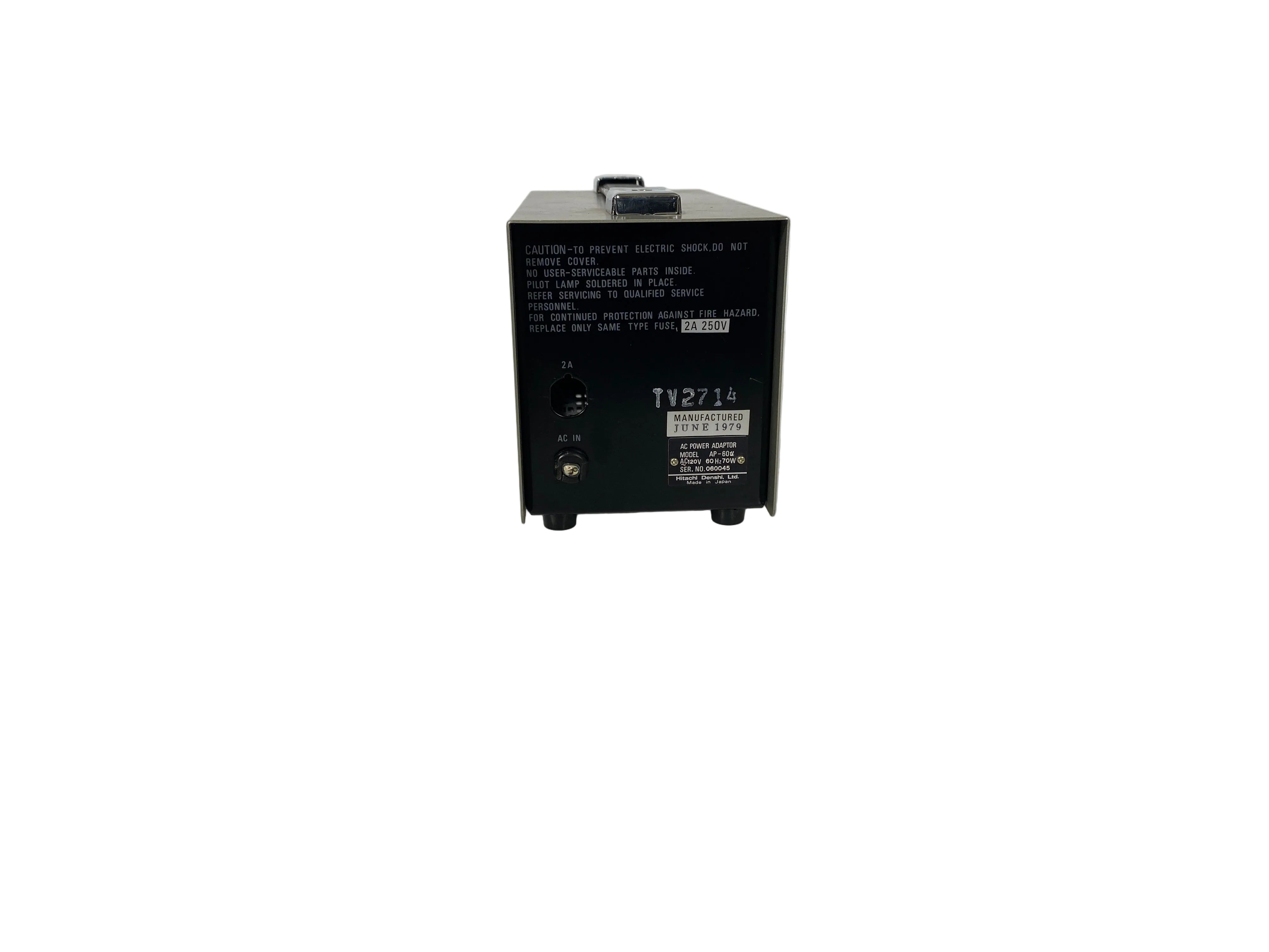 Hitachi Camera AC/DC Power Adapter AP-60 *For Parts Only*