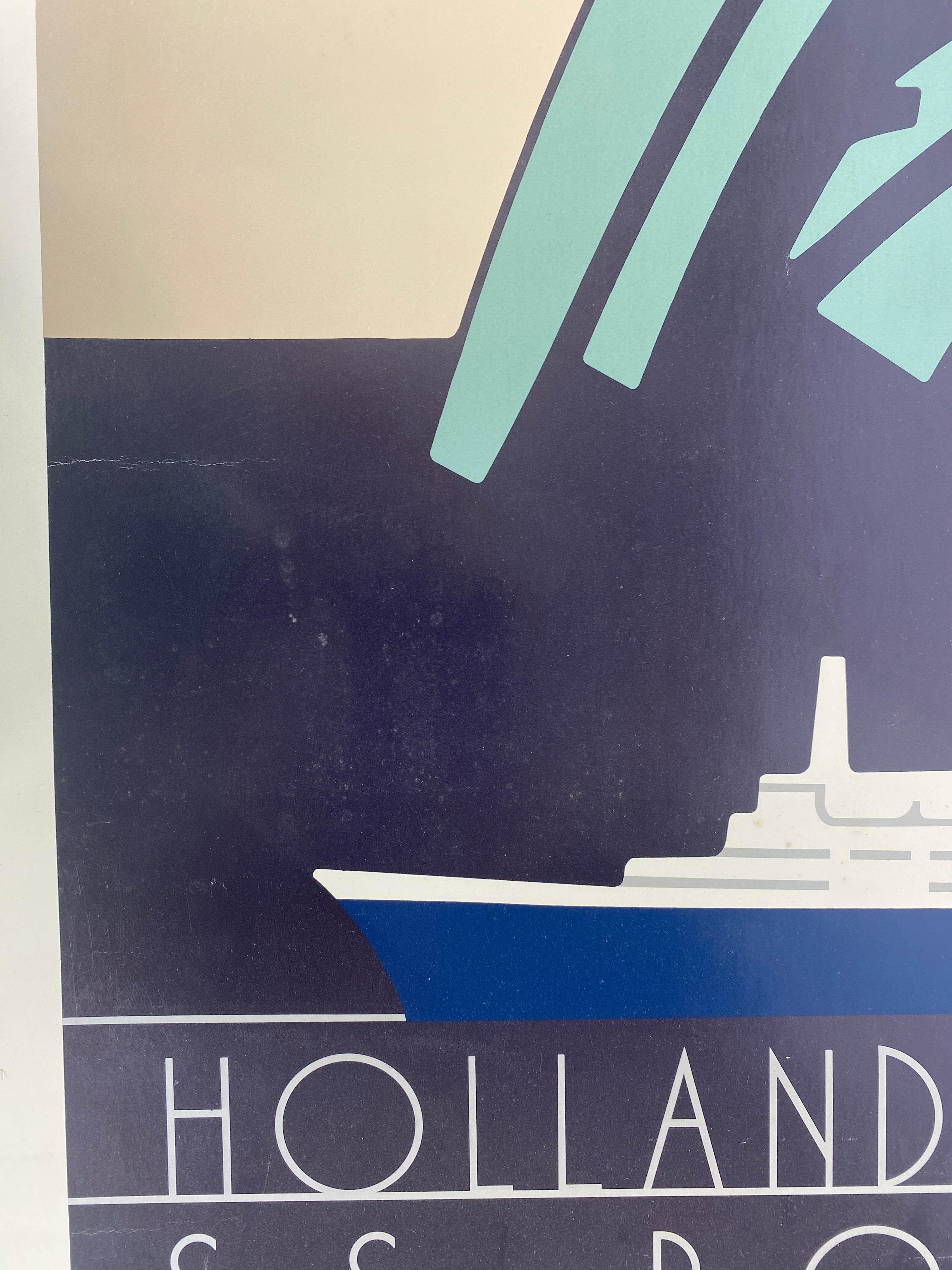 Holland America Line SS Rotterdam World Cruise Poster
