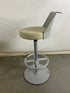 Hon Grey Stool with Light Grey Upholstery