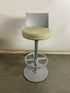 Hon Grey Stool with Light Grey Upholstery