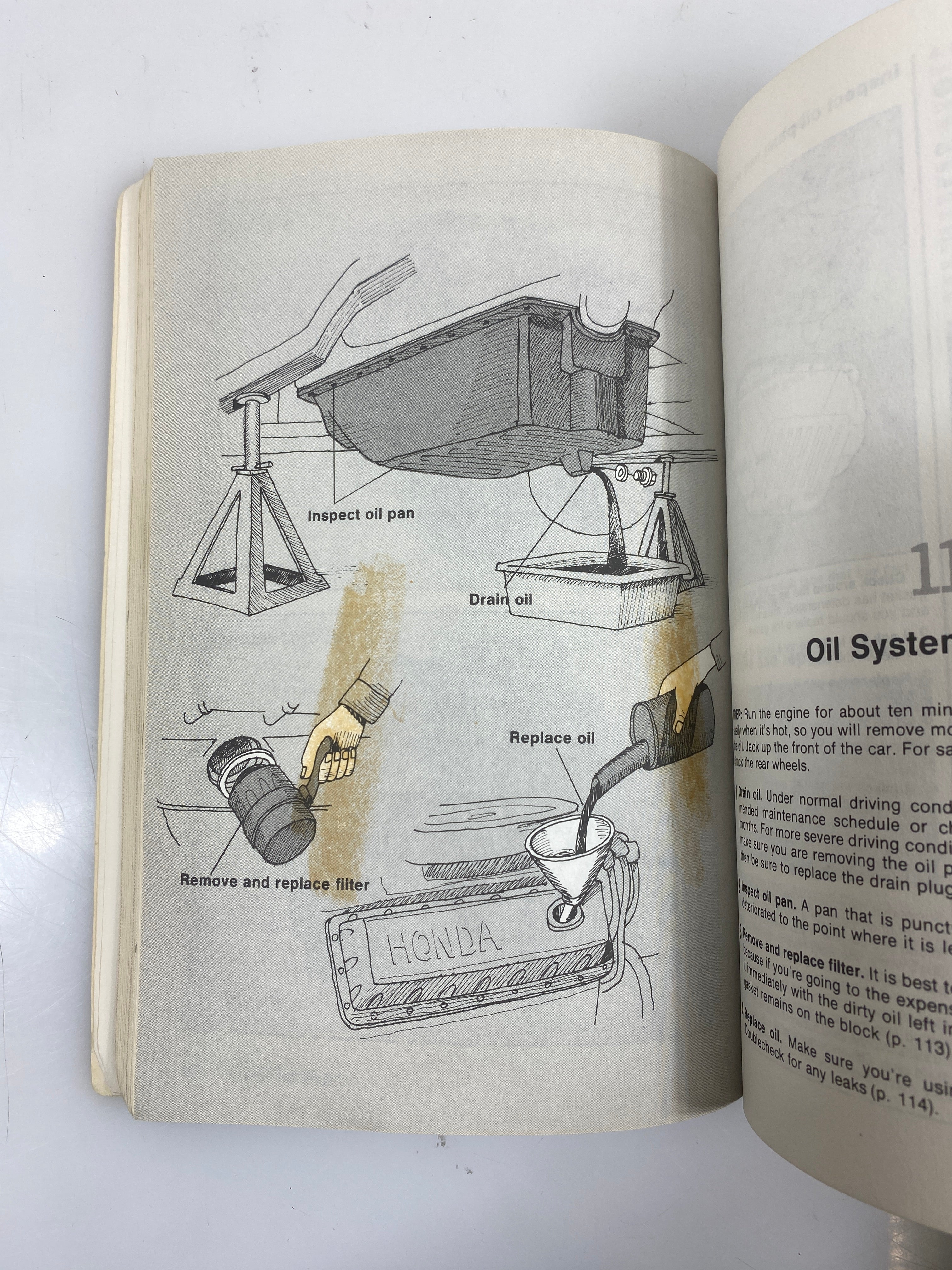 Honda Car Care Guide 1980 SC