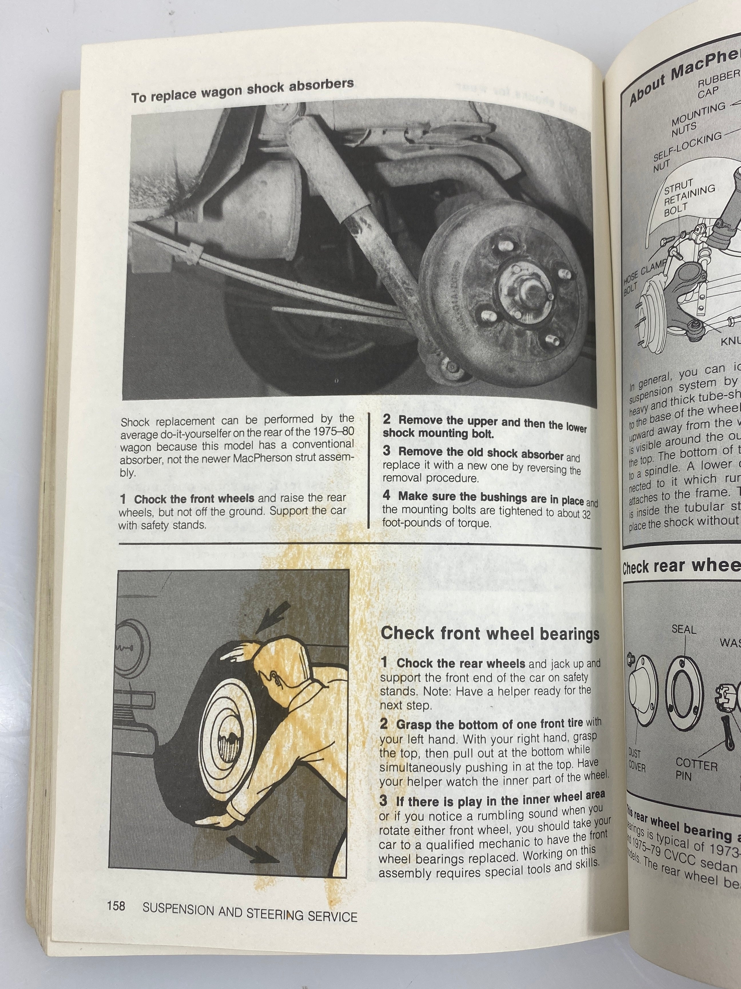 Honda Car Care Guide 1980 SC