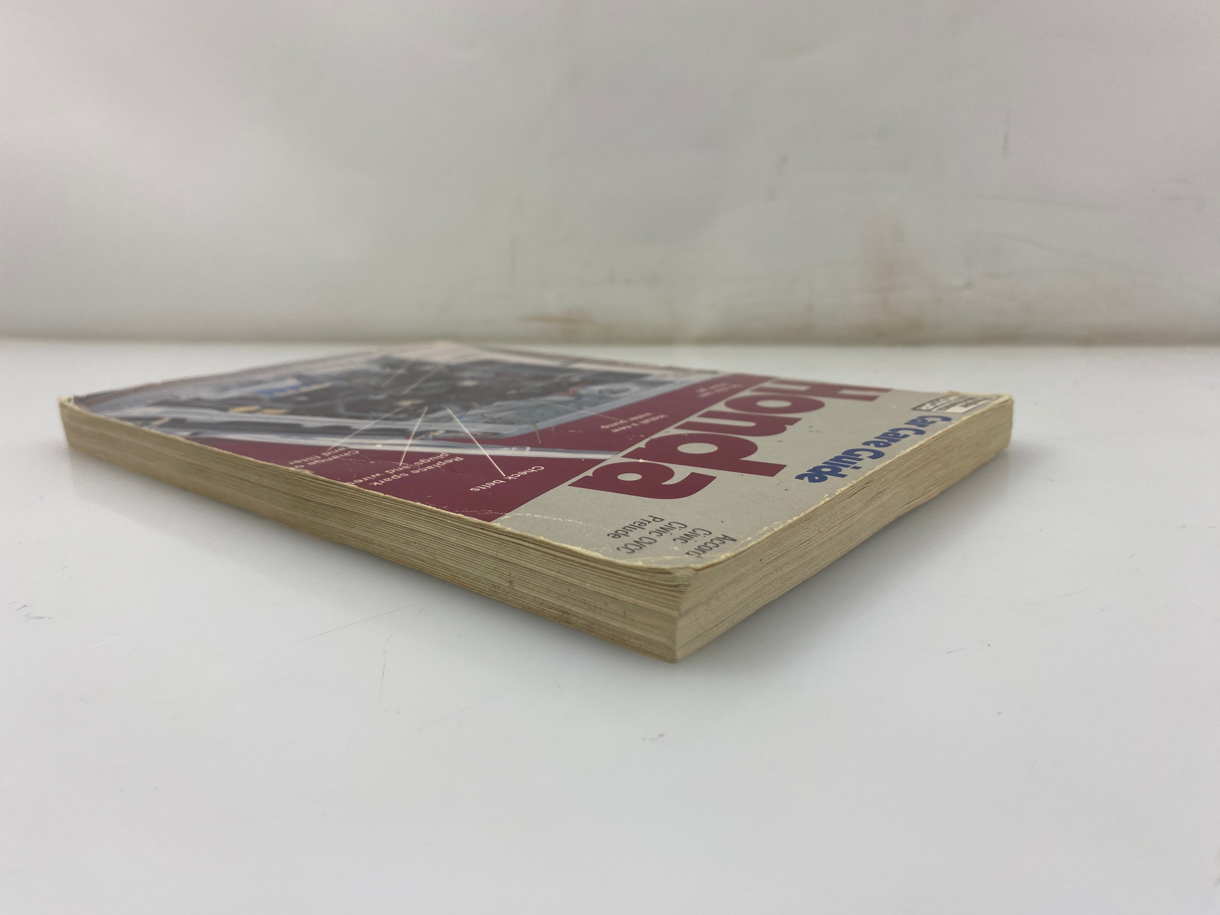 Honda Car Care Guide 1980 SC
