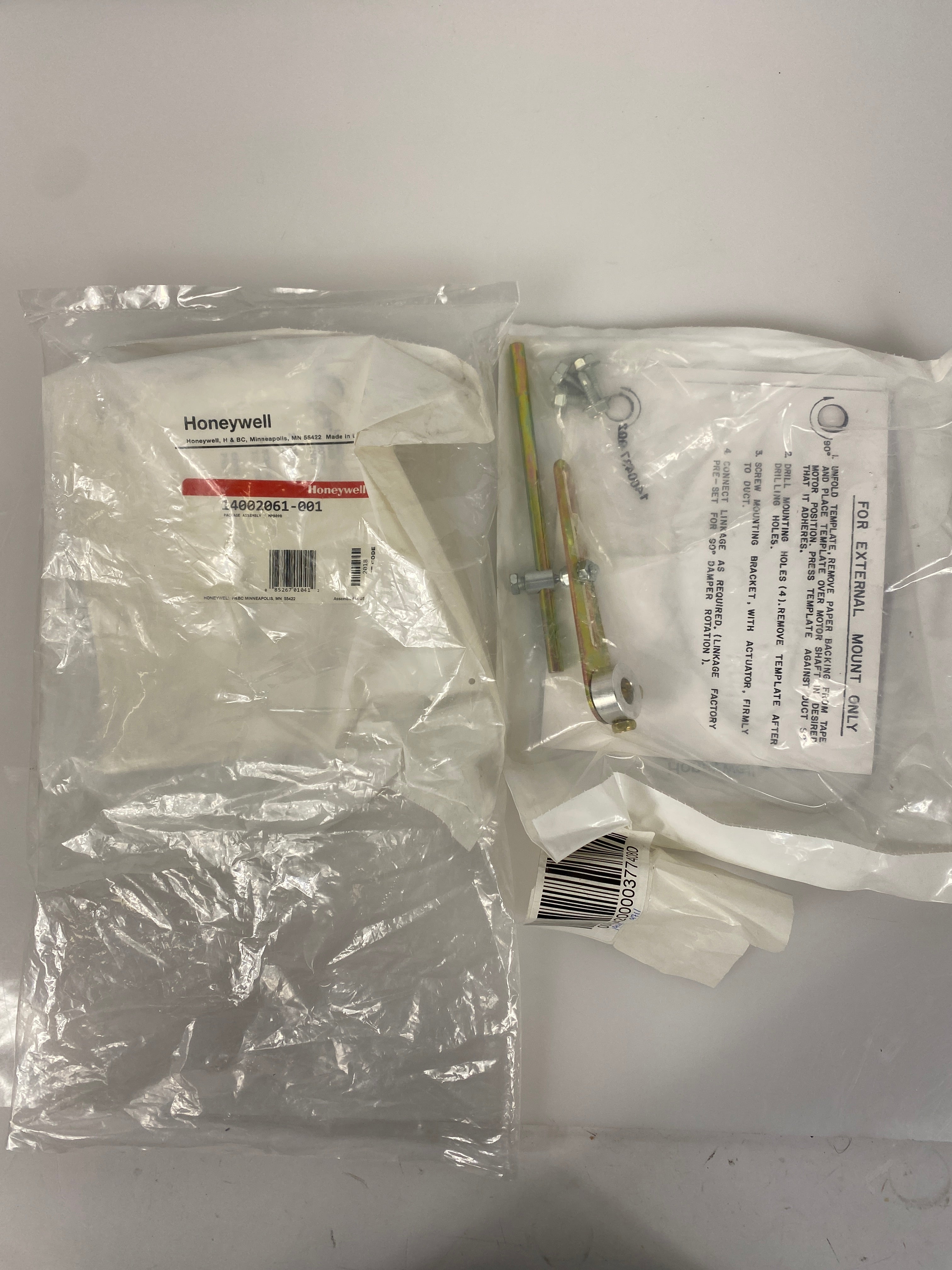 Honeywell Pneumatic Piston Operator Damper Arm 14002061-001 Pack of 2