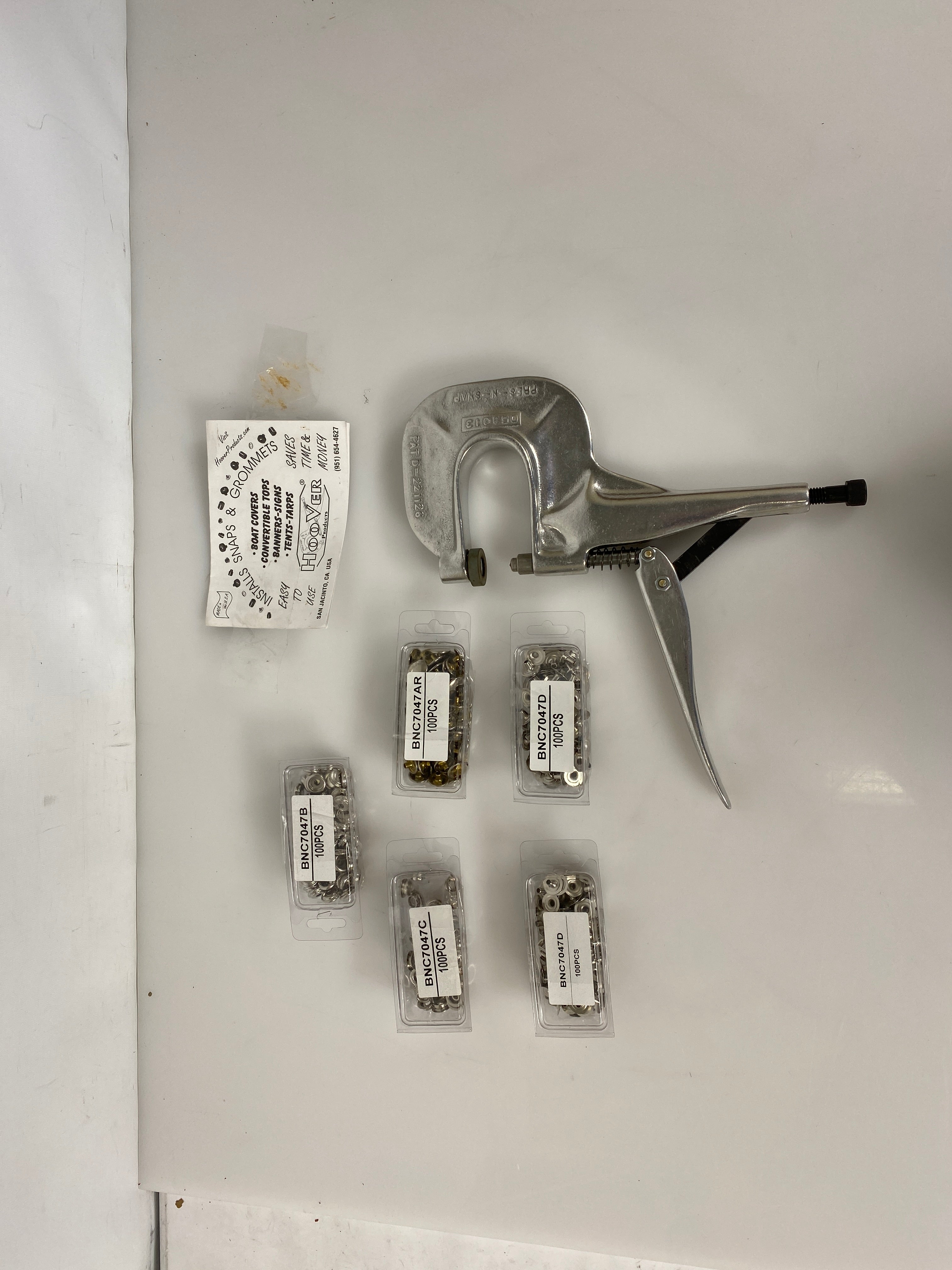 Hoover "Press-n-Snap" Tool