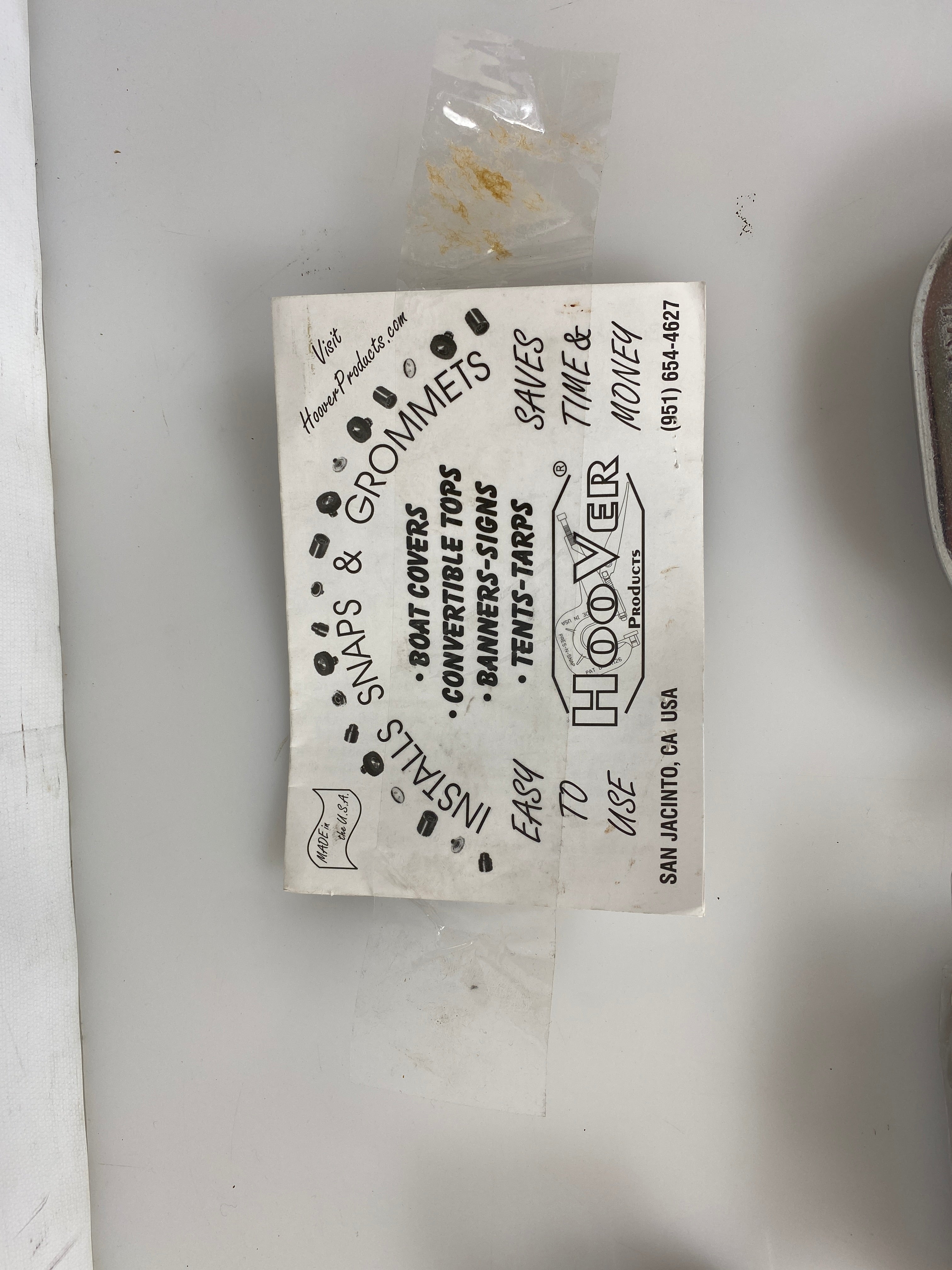 Hoover "Press-n-Snap" Tool