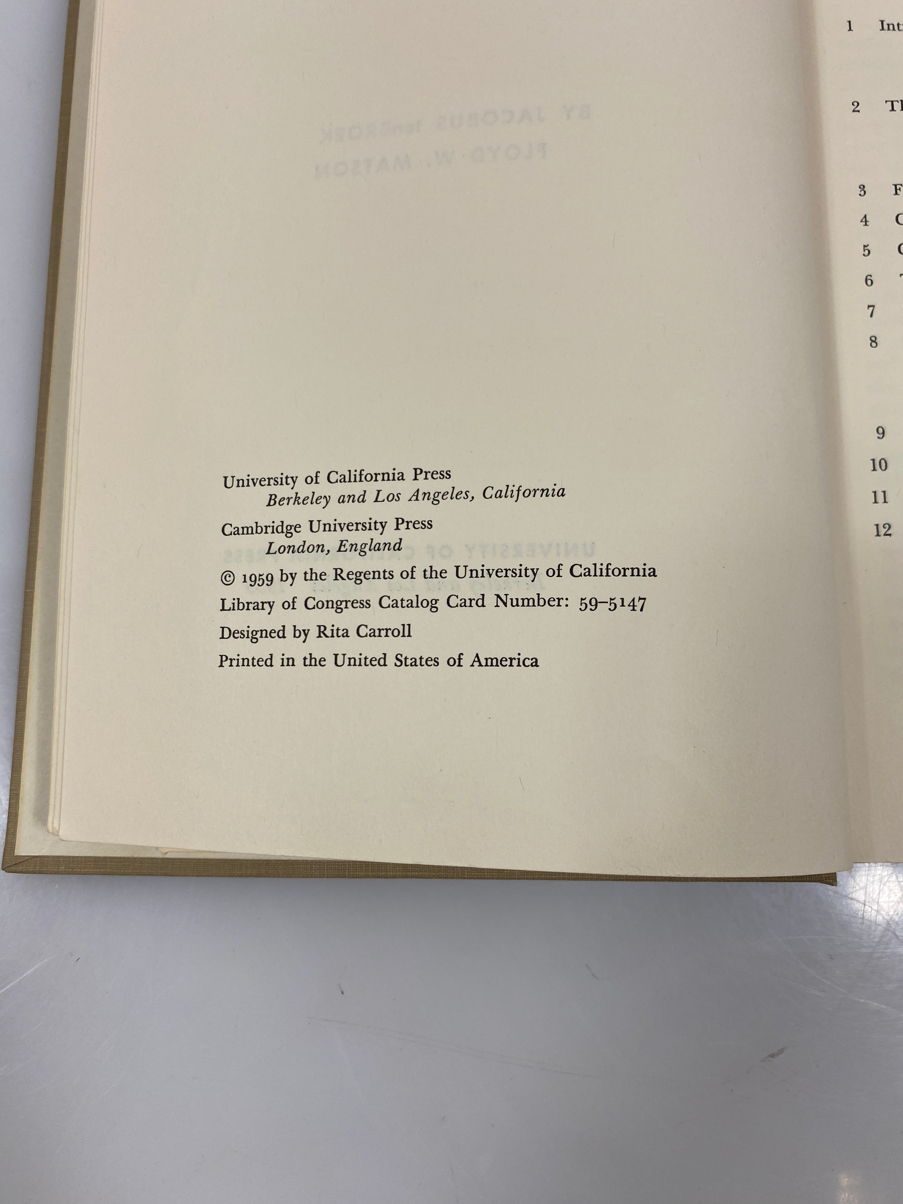 Hope Deferred by tenBroek/Matson Ex-library 1959 HC